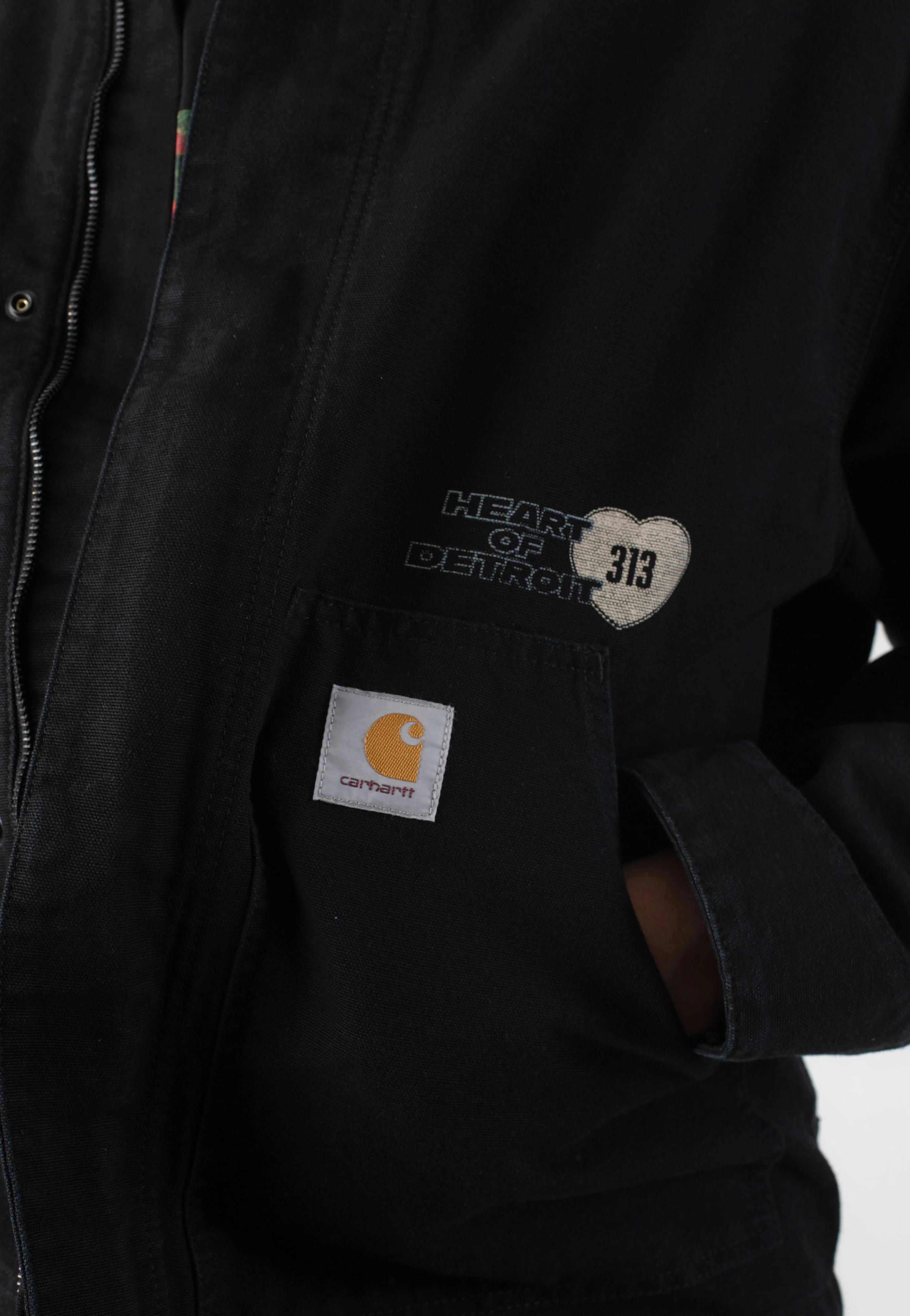 OG Arcan Graphic Canvas Black/Black Heavy Stone Wash - Jacket - Image 3