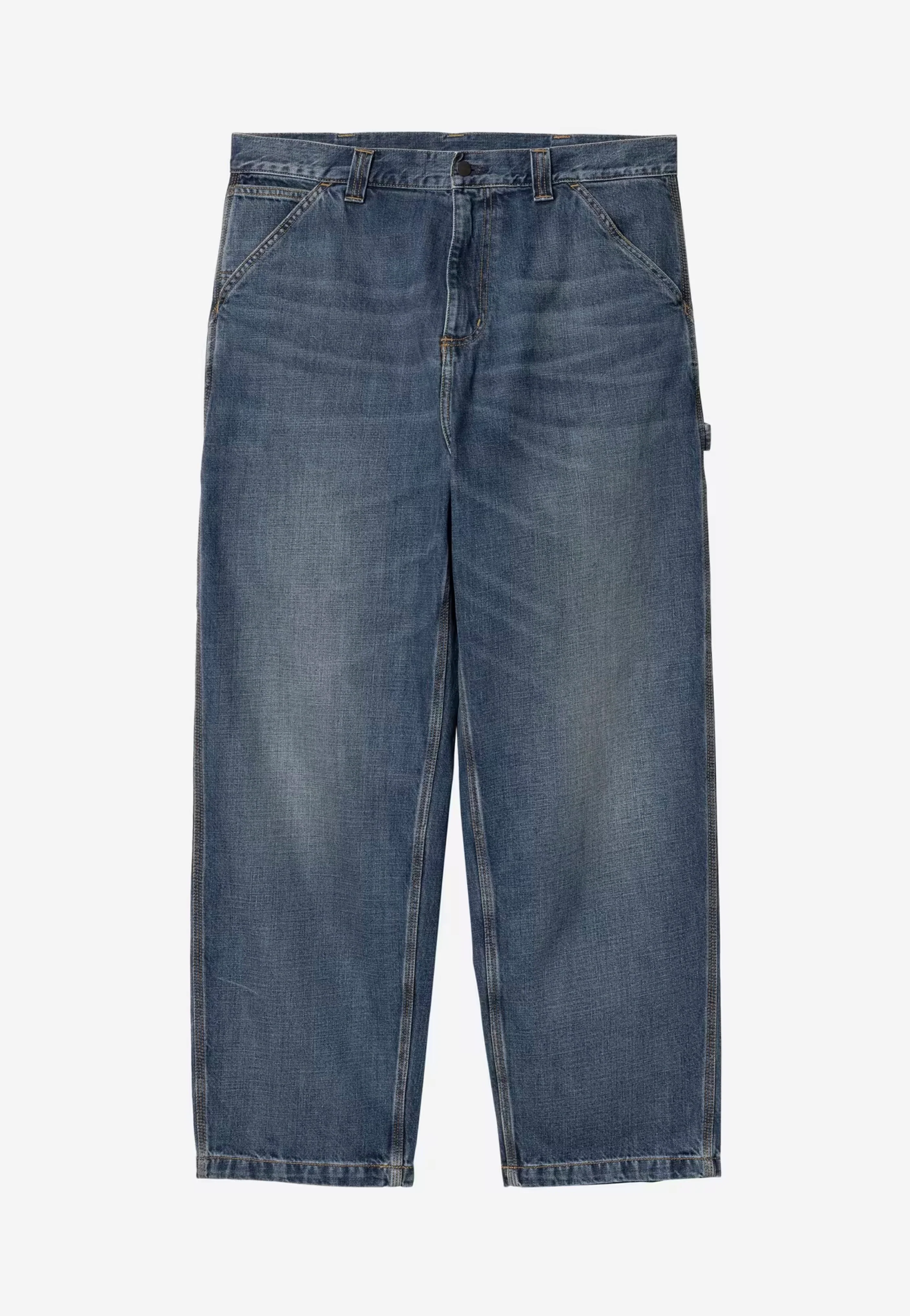 OG Single Knee Dark Used Wash Blue - Pants - Image 8