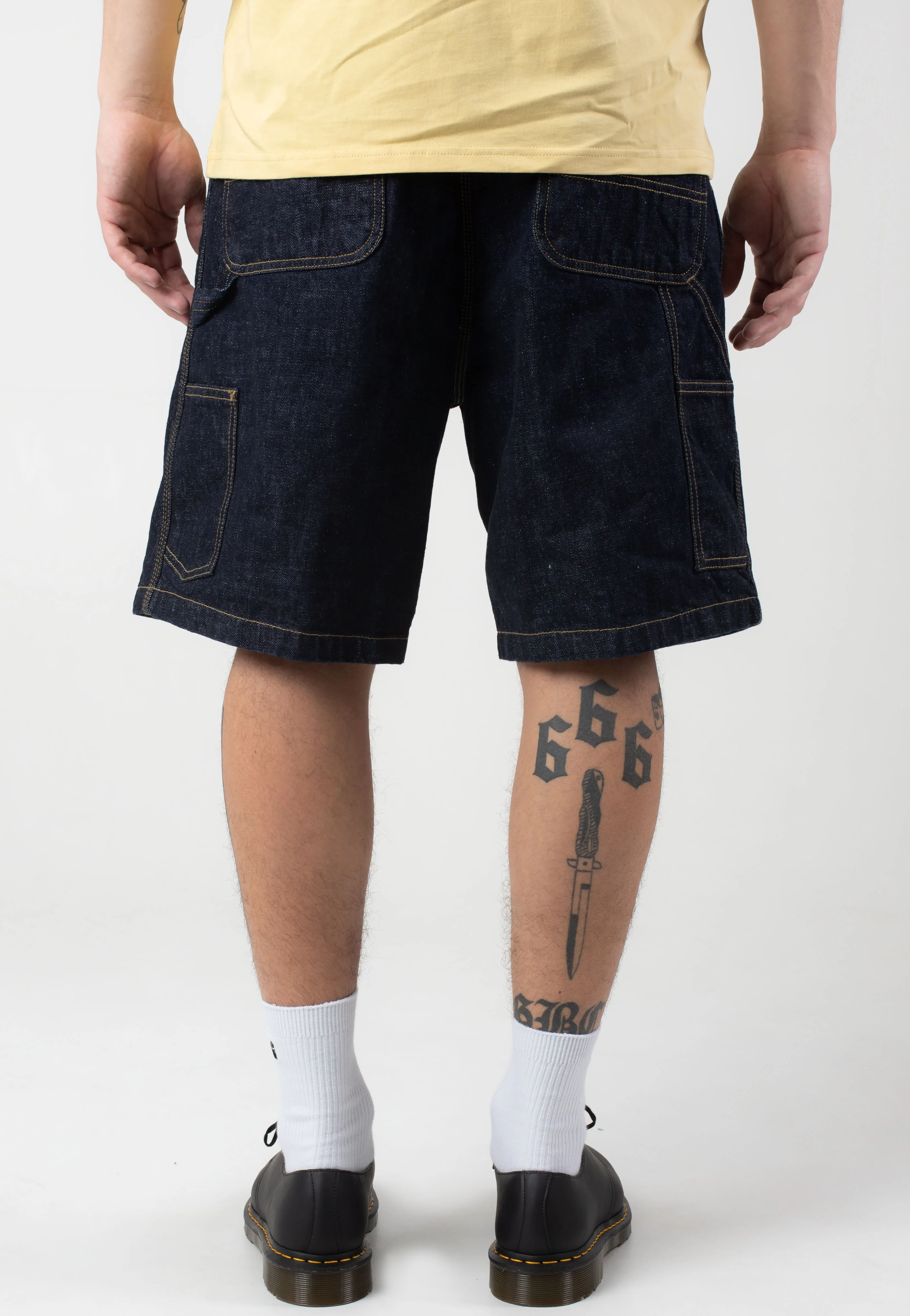 OG Single Knee Rinsed Blue - Shorts - Image 5