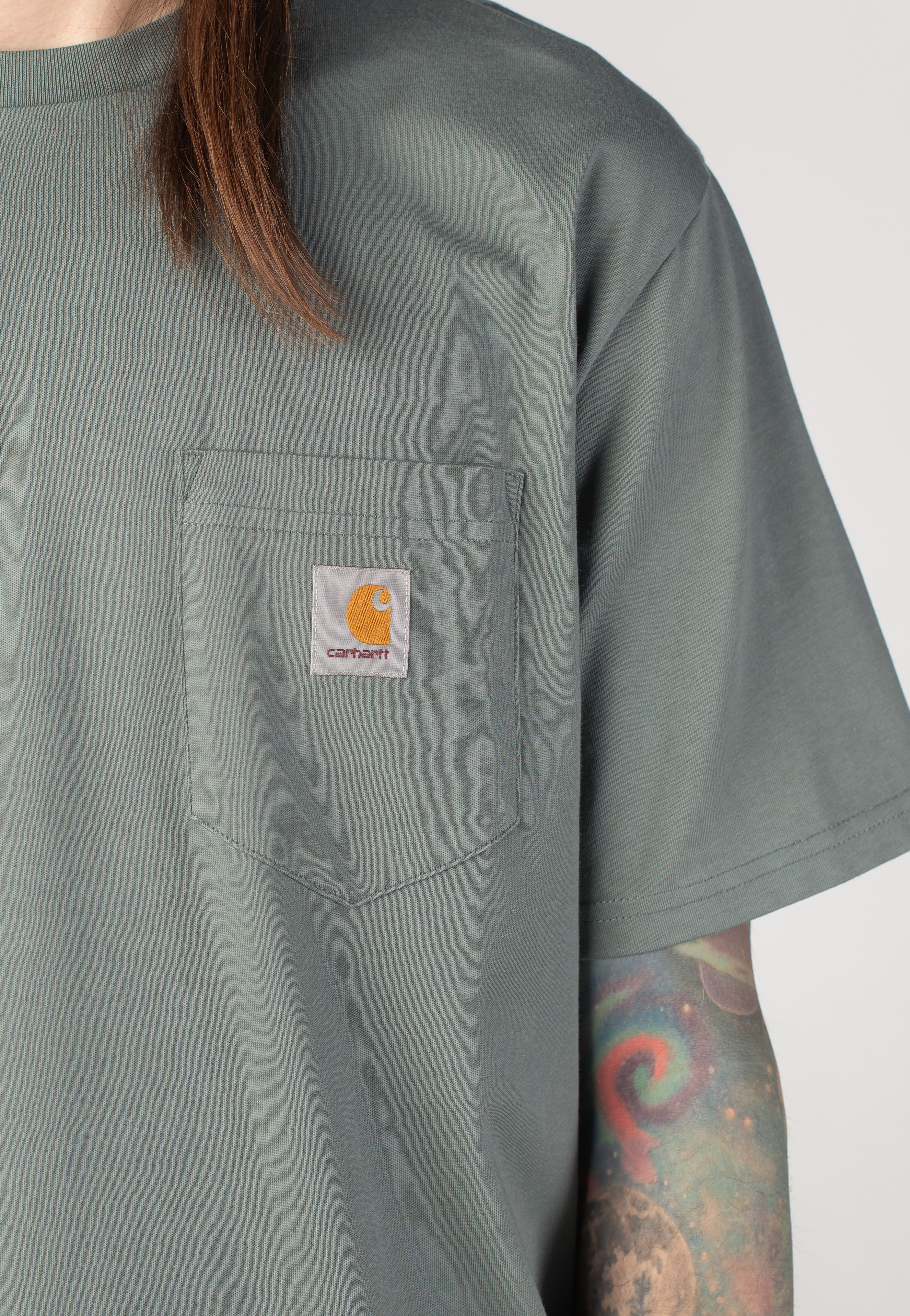 Pocket Velvet Green - T-Shirt - Image 6