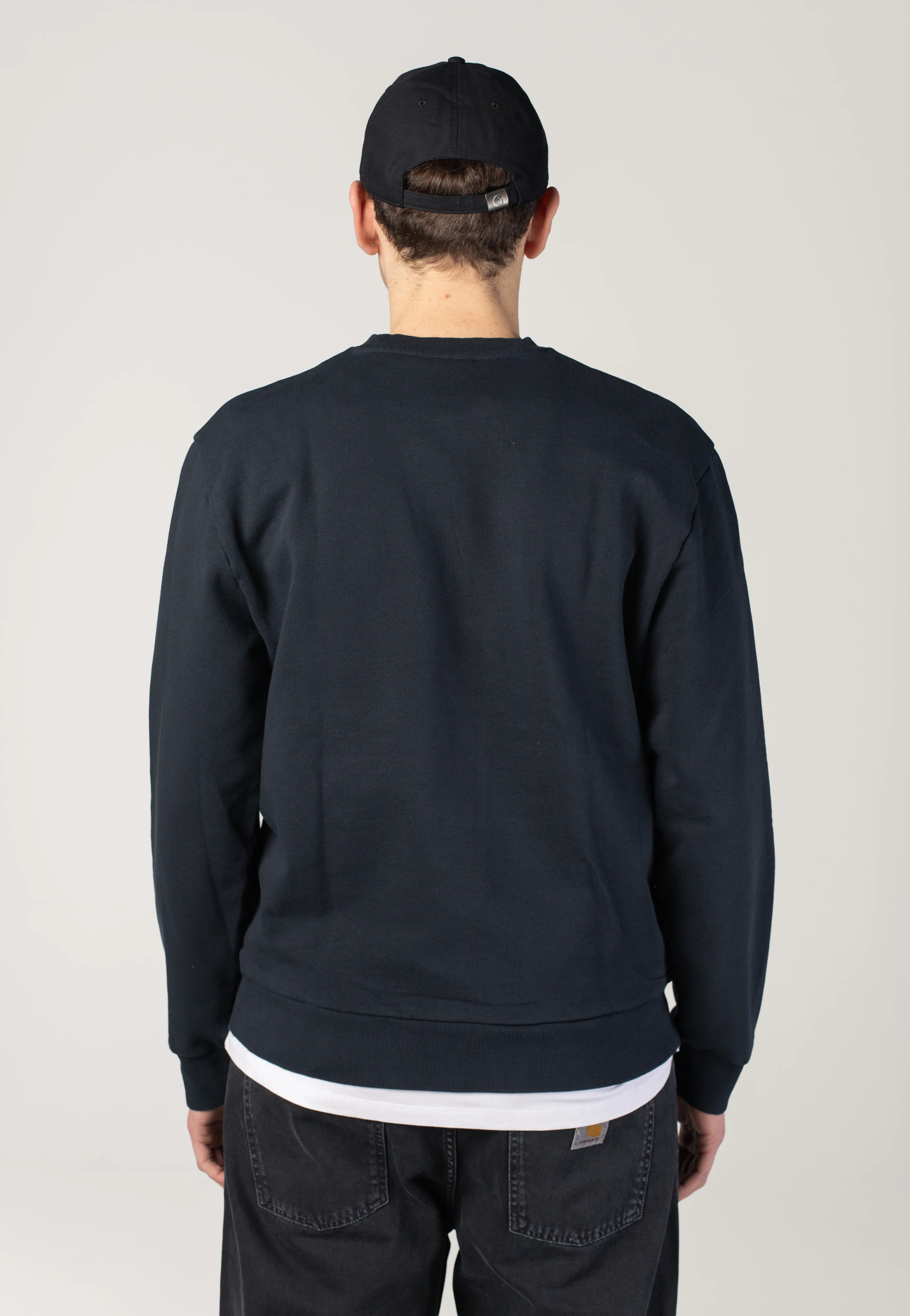 Script Embroidery Deep Night/White - Sweater - Image 4