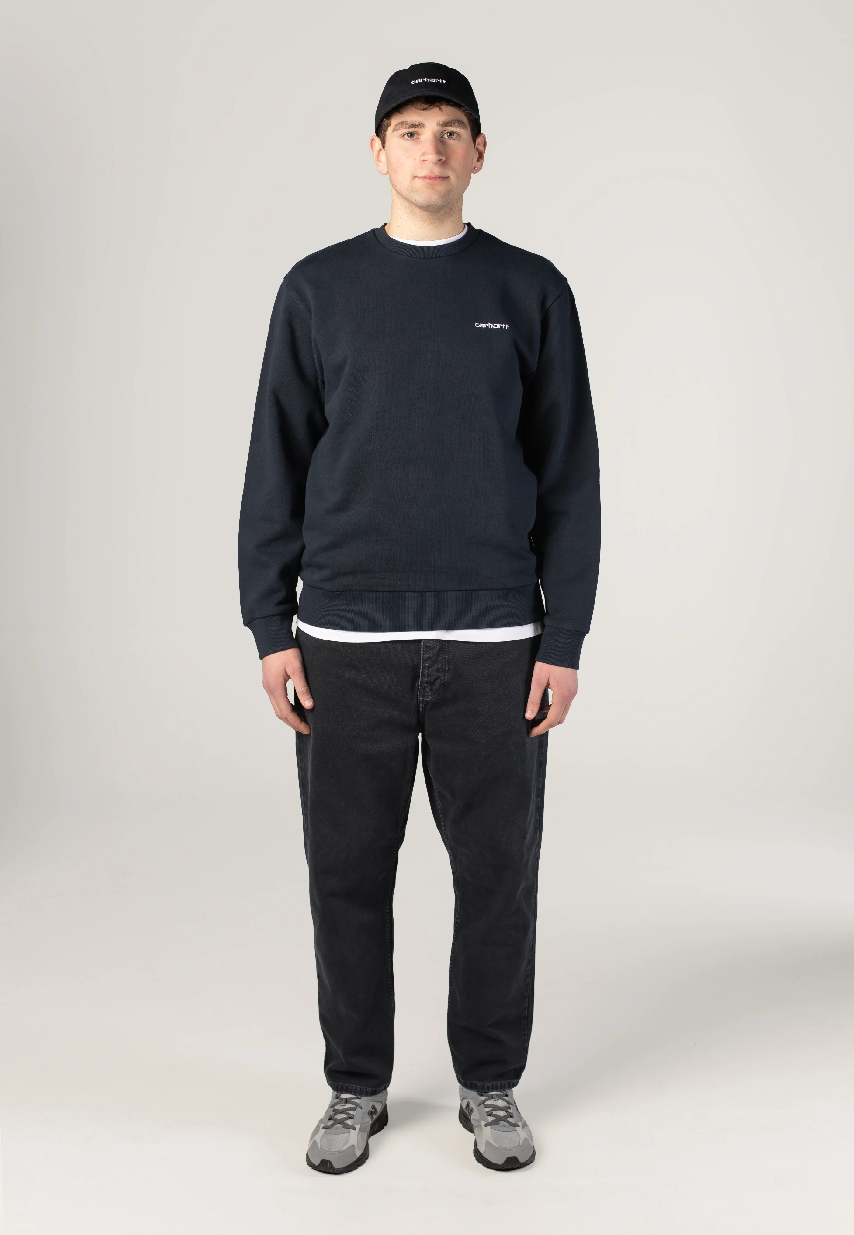 Script Embroidery Deep Night/White - Sweater - Image 5