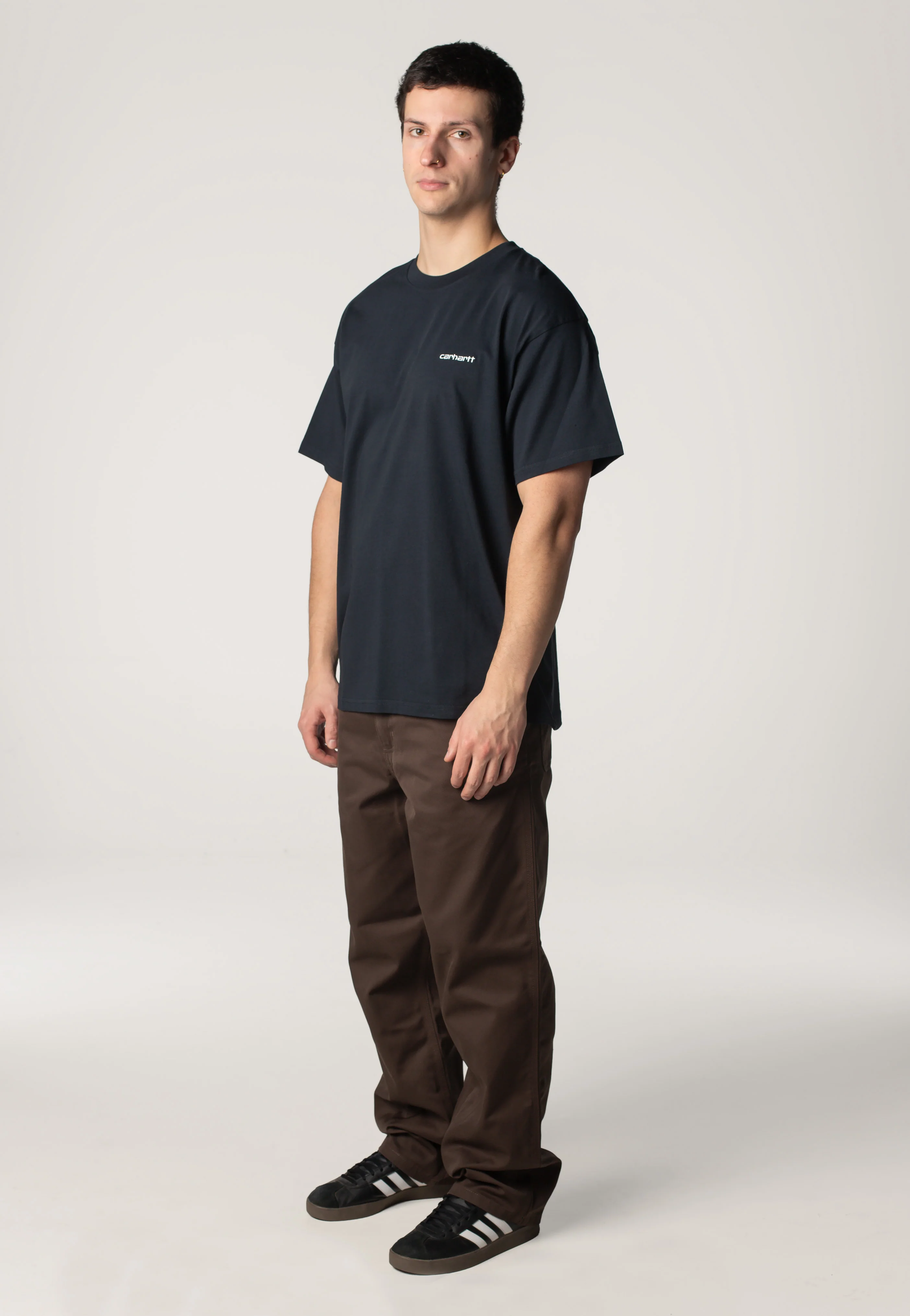 Script Embroidery Deep Night/White - T-Shirt - Image 7