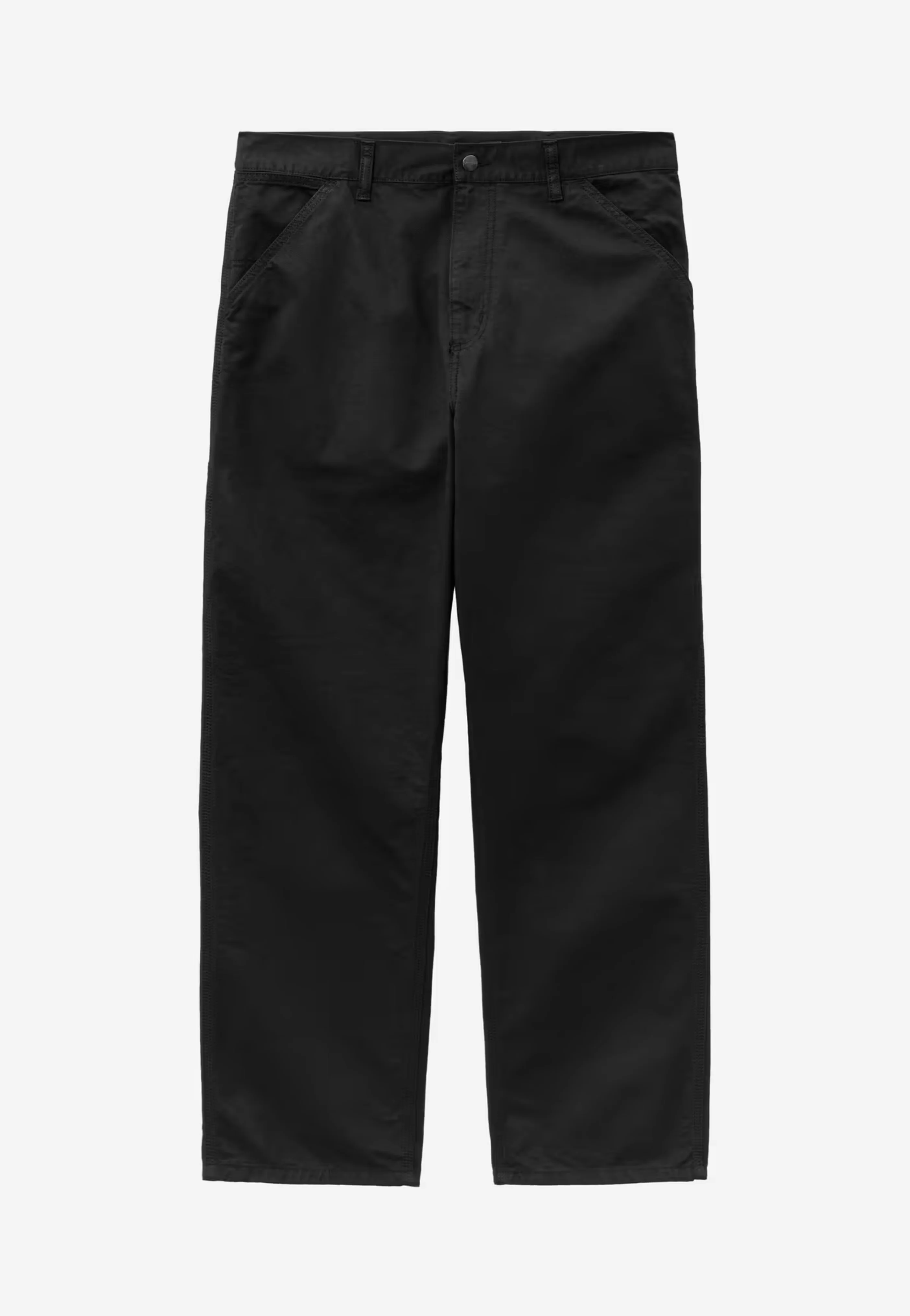 Single Knee Garment Dyed Black - Pants - Image 6