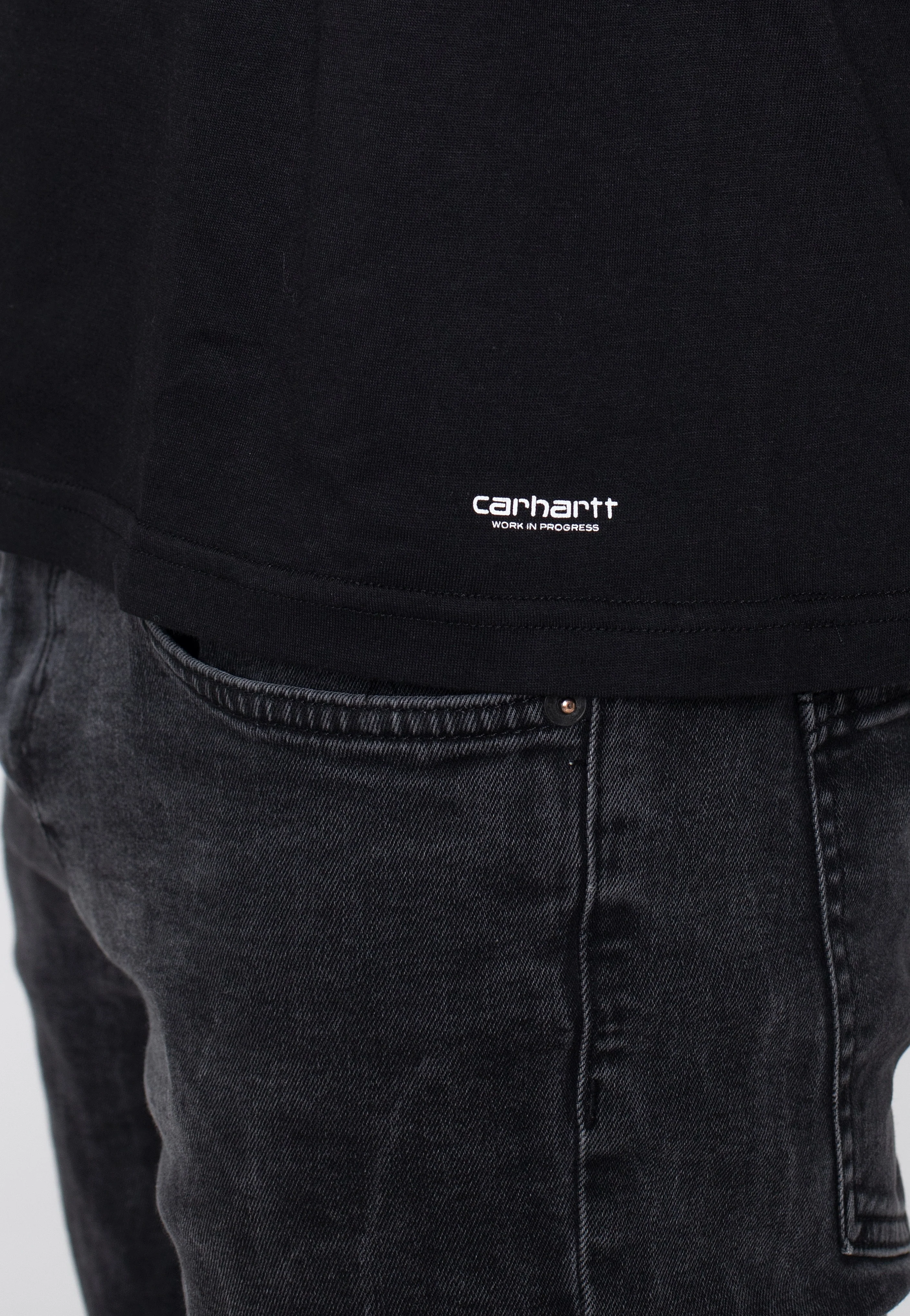 Standard Crew Neck Pack Of 2 Black/Black - T-Shirt - Image 4