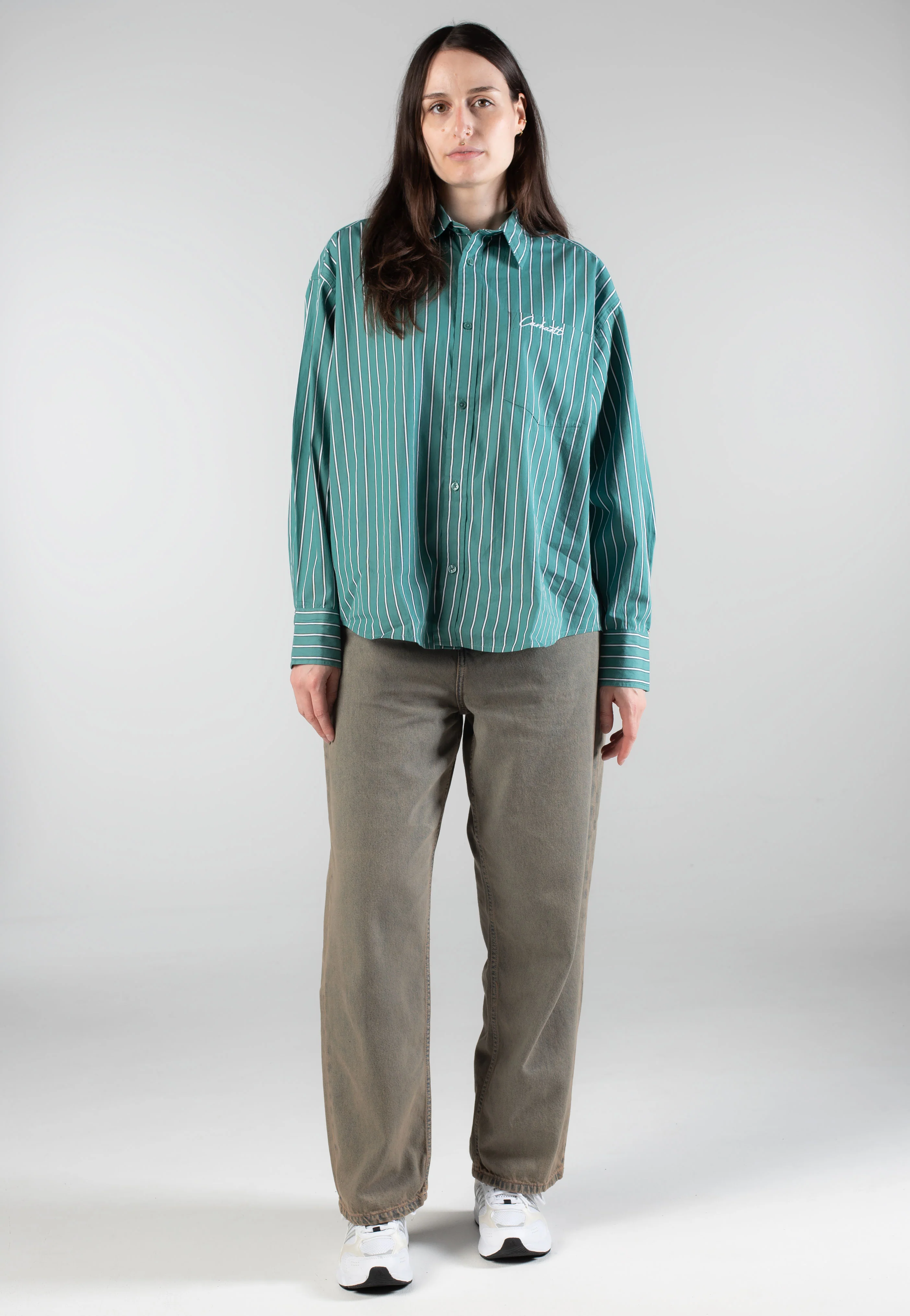 W' Brandon Blue/Leather - Pants - Image 3