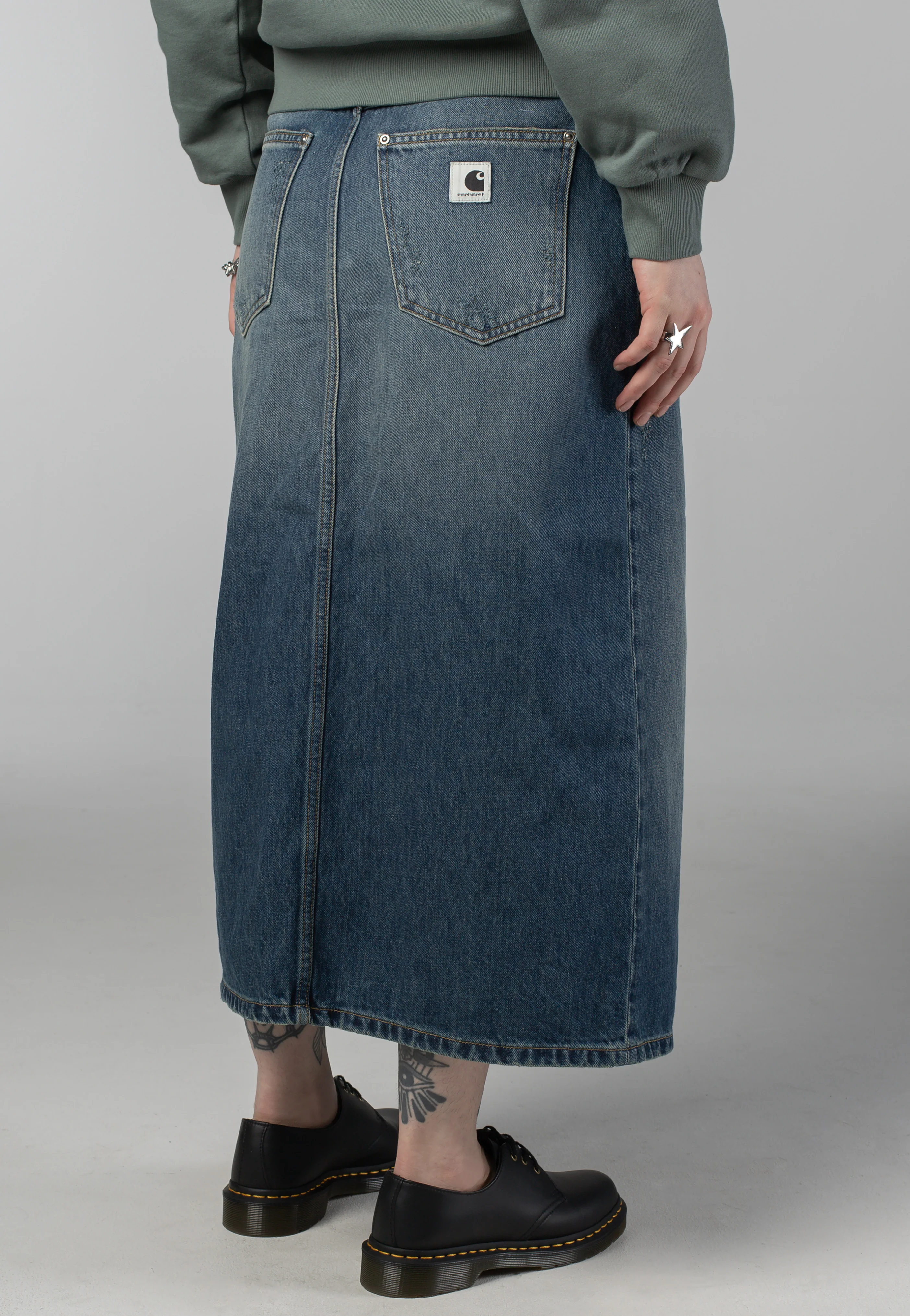 W' Brandon Grind Wash Blue - Skirt - Image 3