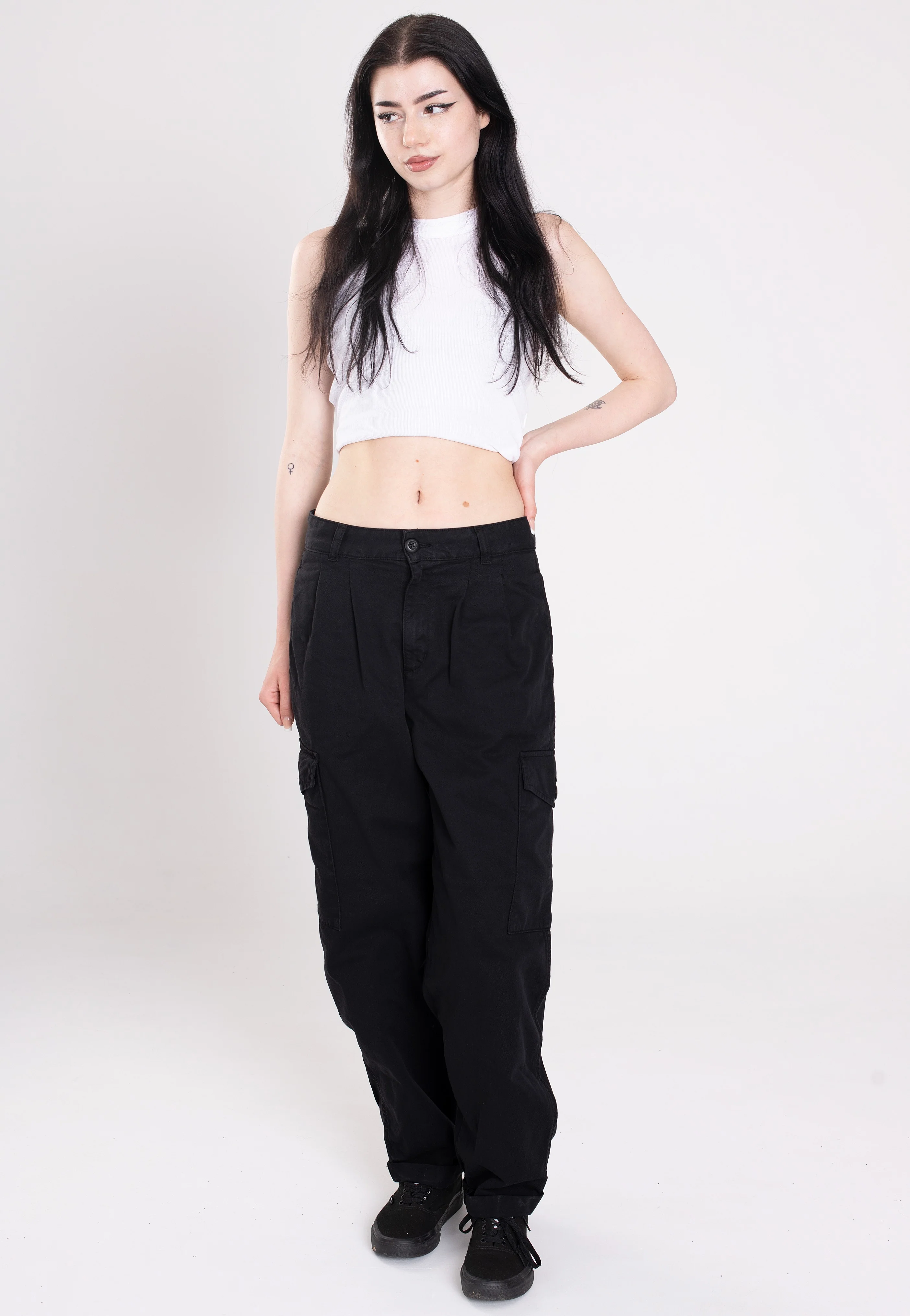W' Collins Garment Dyed Black - Pants - Image 6