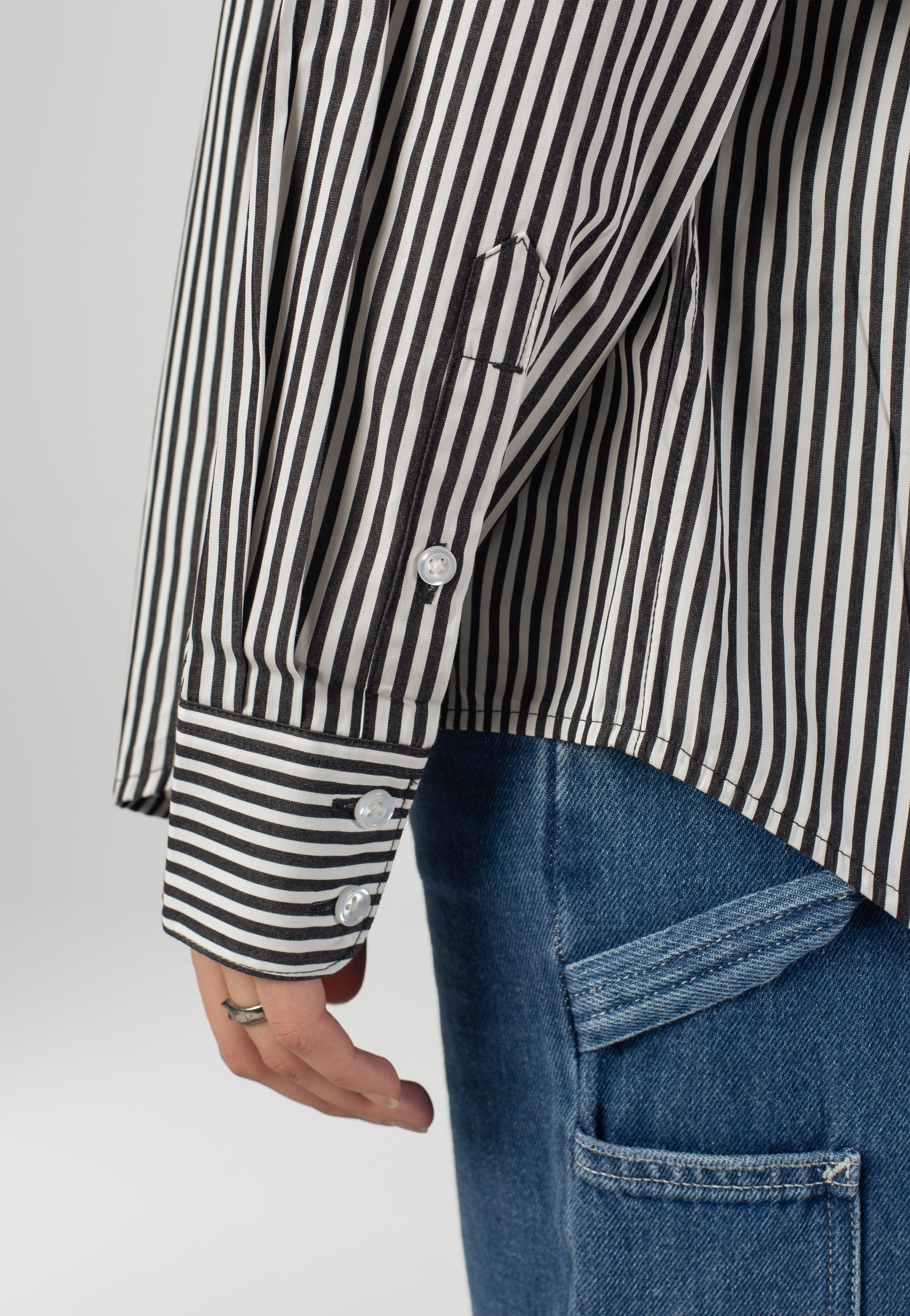 W‘ Daldry Daldry Stripe Black/Wax - Shirt - Image 4
