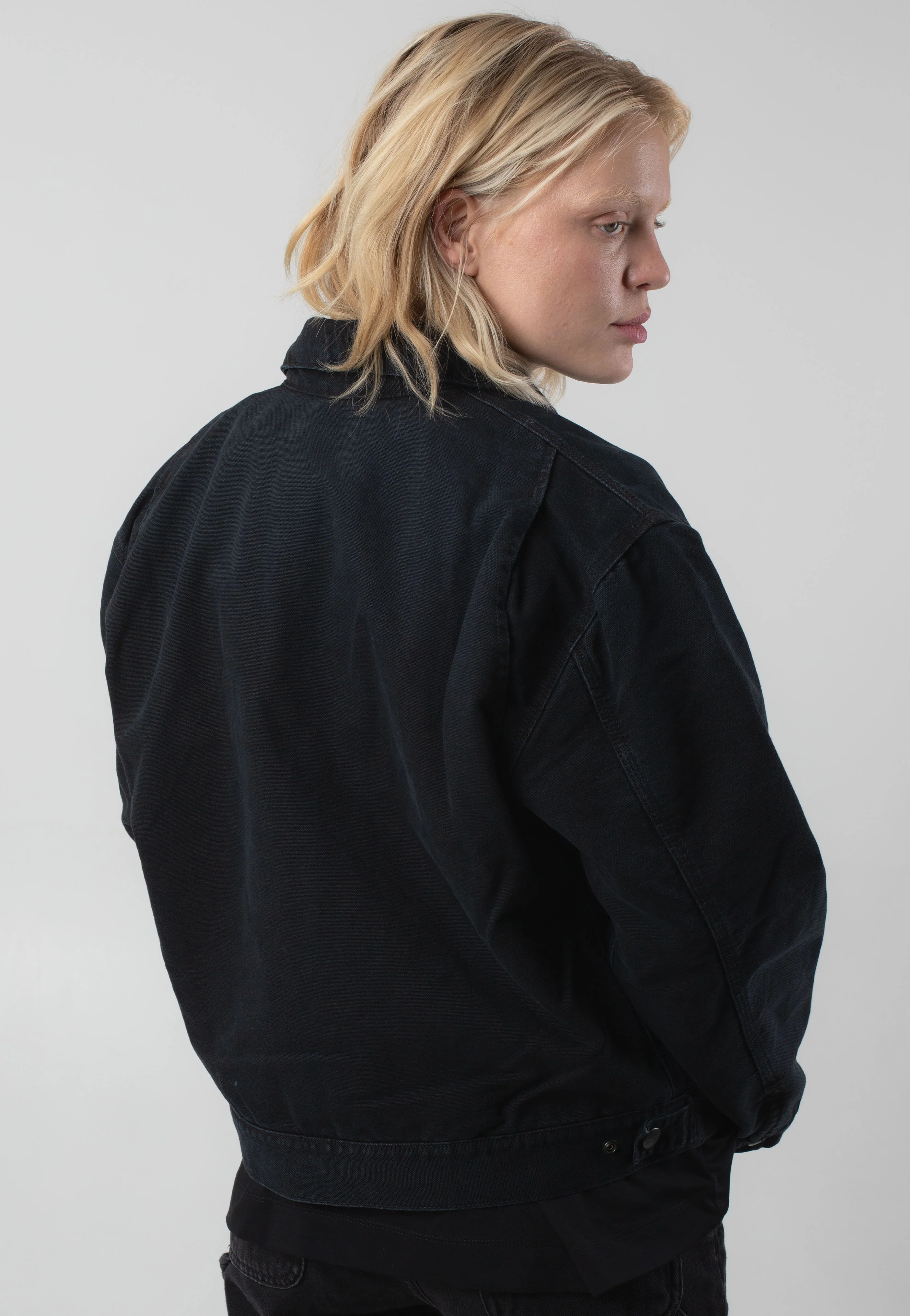 W' Dayton Stone Canvas Black - Jacket - Image 8