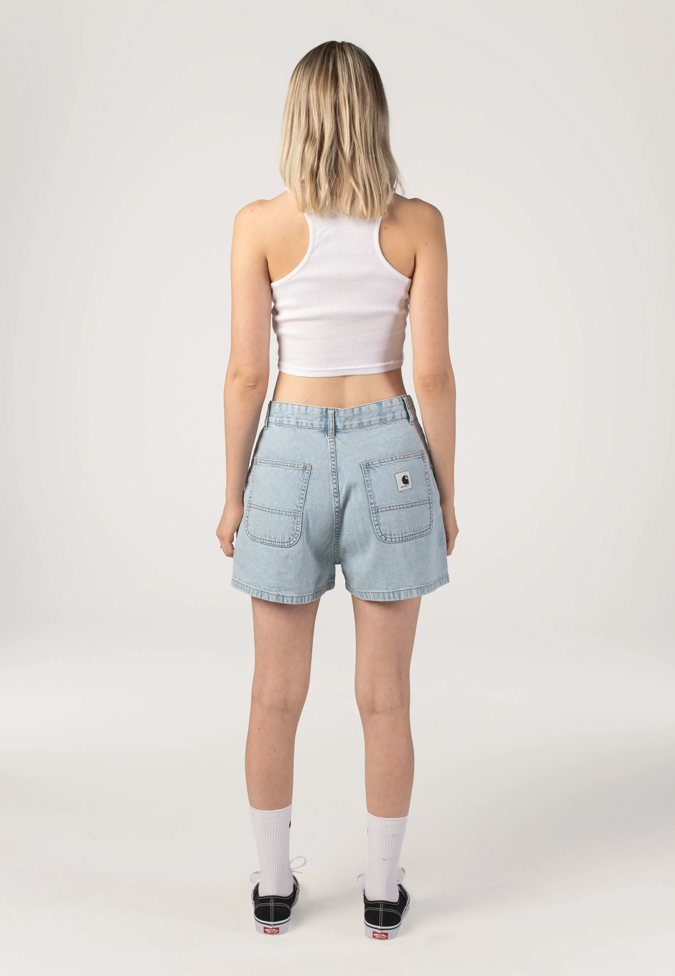 W' Lova Stone Bleached Blue - Shorts - Image 2