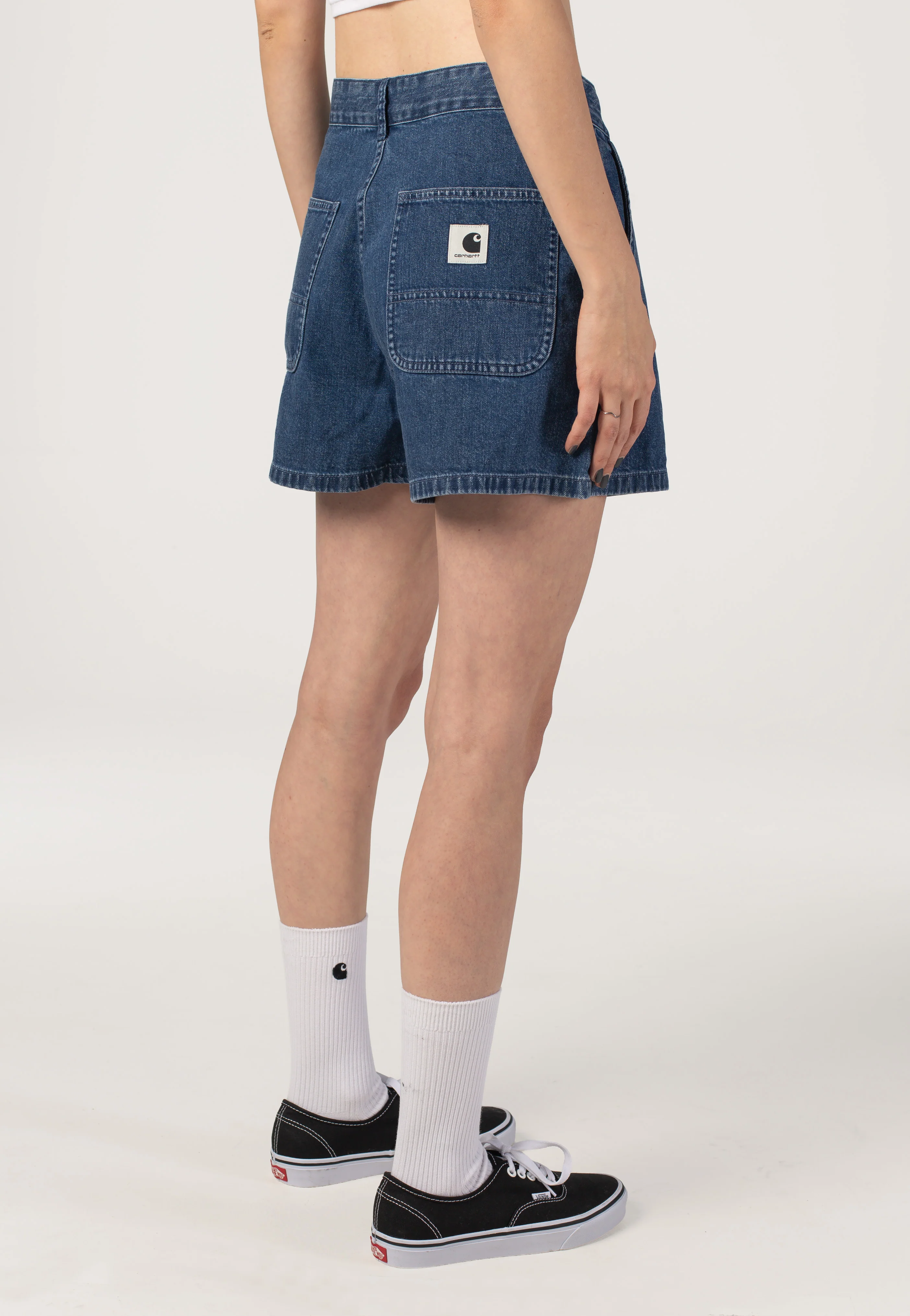 W' Lova Stone Washed Blue - Shorts - Image 5