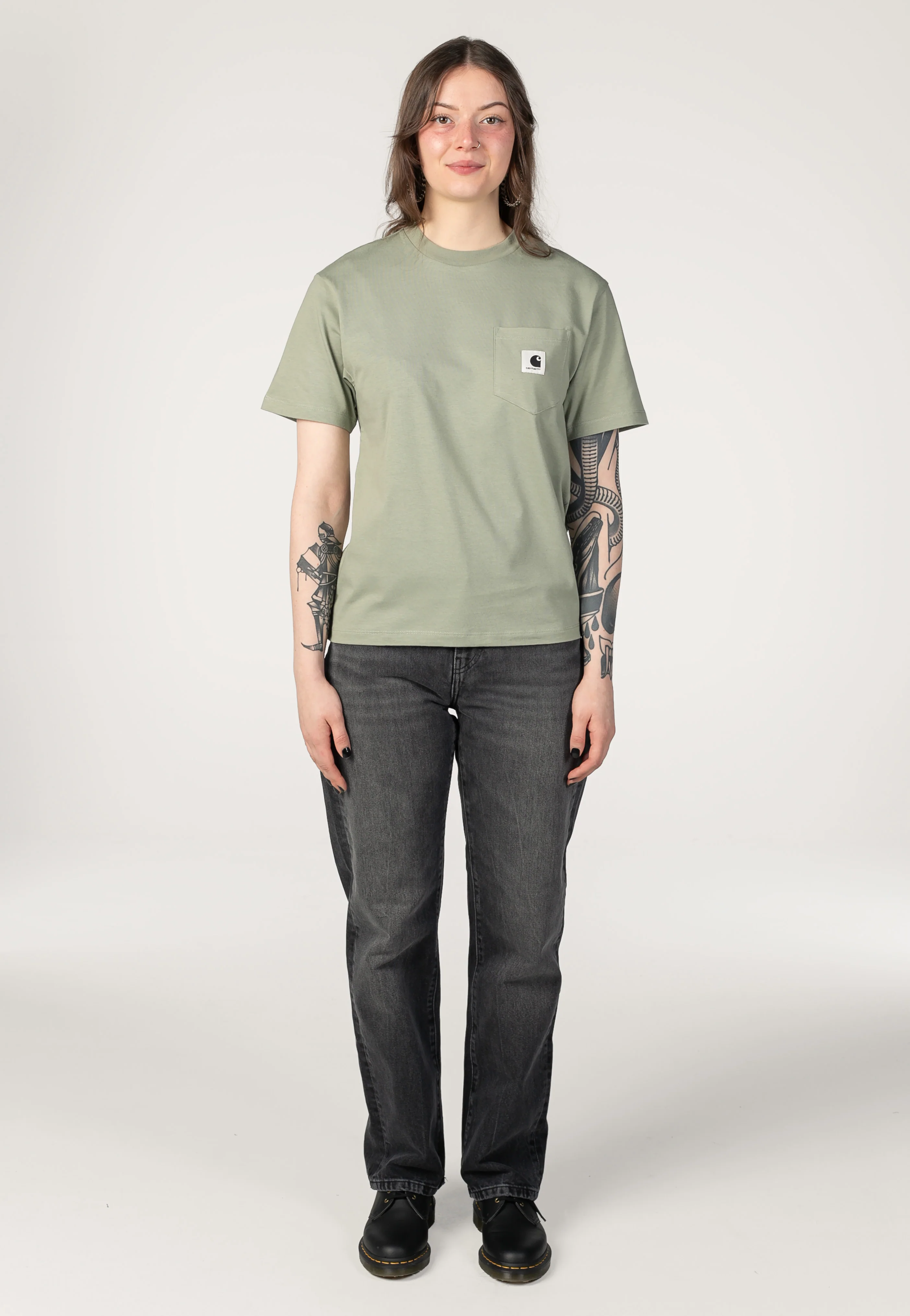 W' Pocket Shady Green - T-Shirt - Image 6