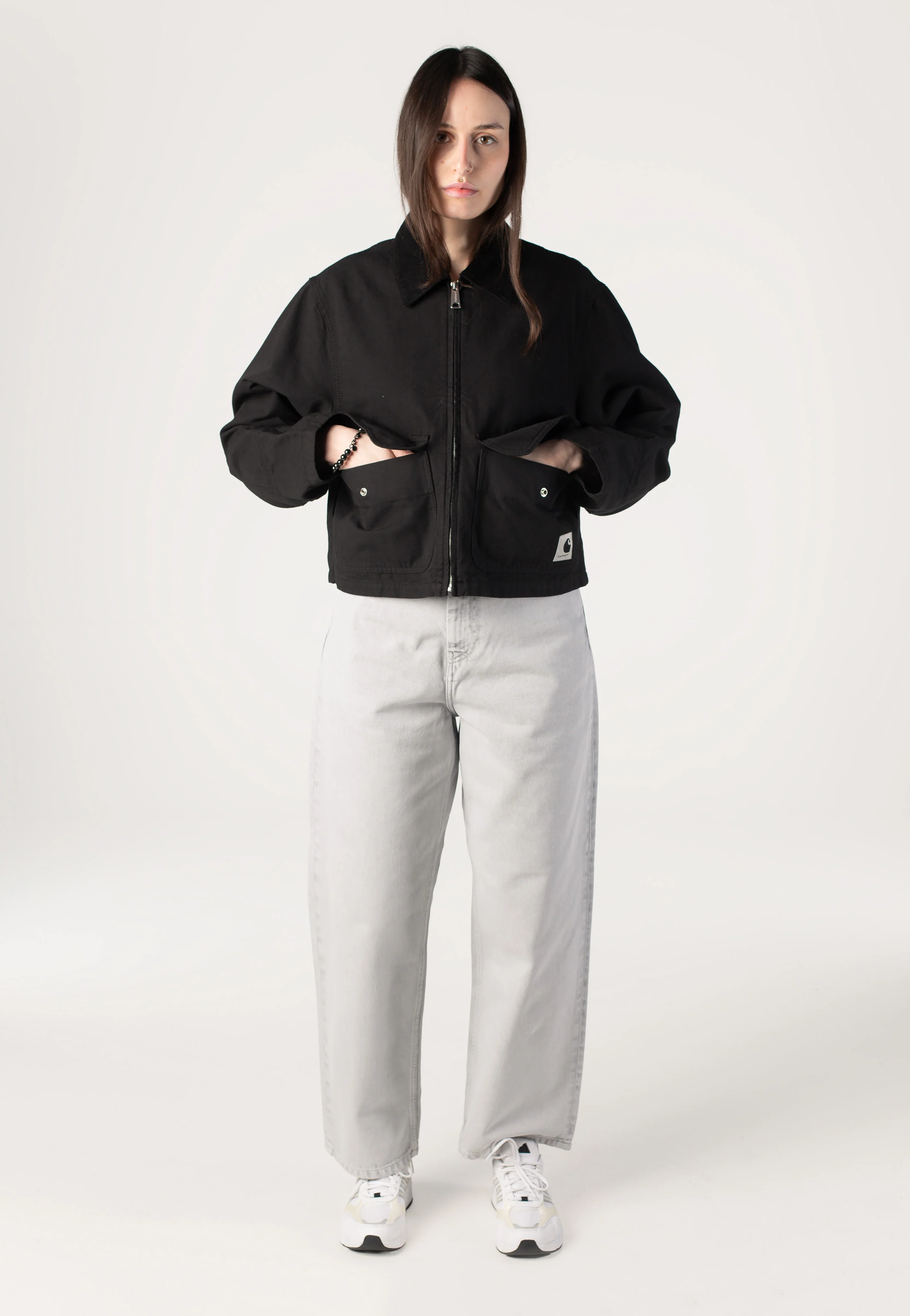 W' Prescott Garment Dyed Black/Black - Jacket - Image 9