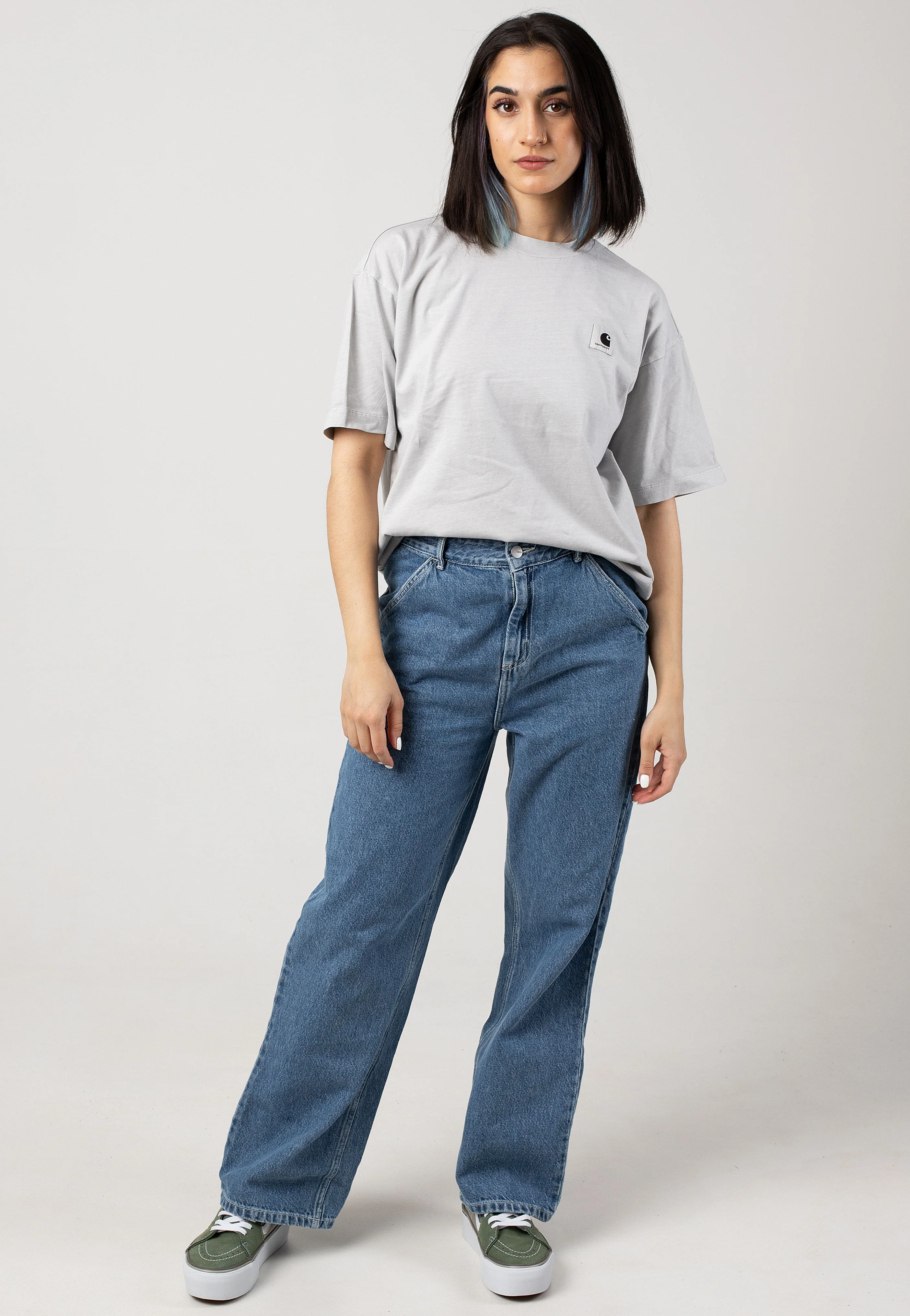 W' Simple Heavy Stone Wash Blue - Jeans - Image 6