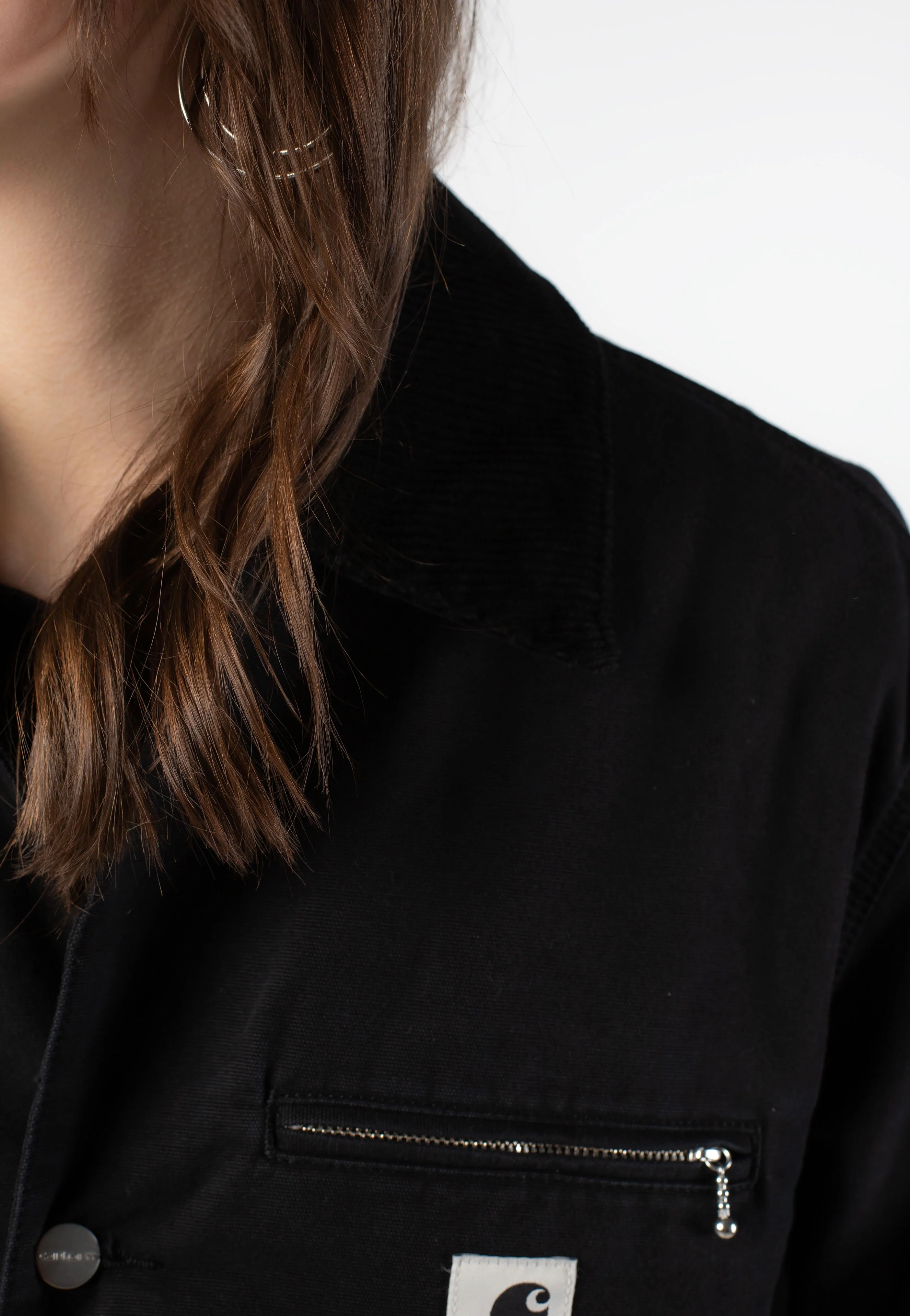 W' Webster Stone Washed Black/Black - Jacket - Image 9