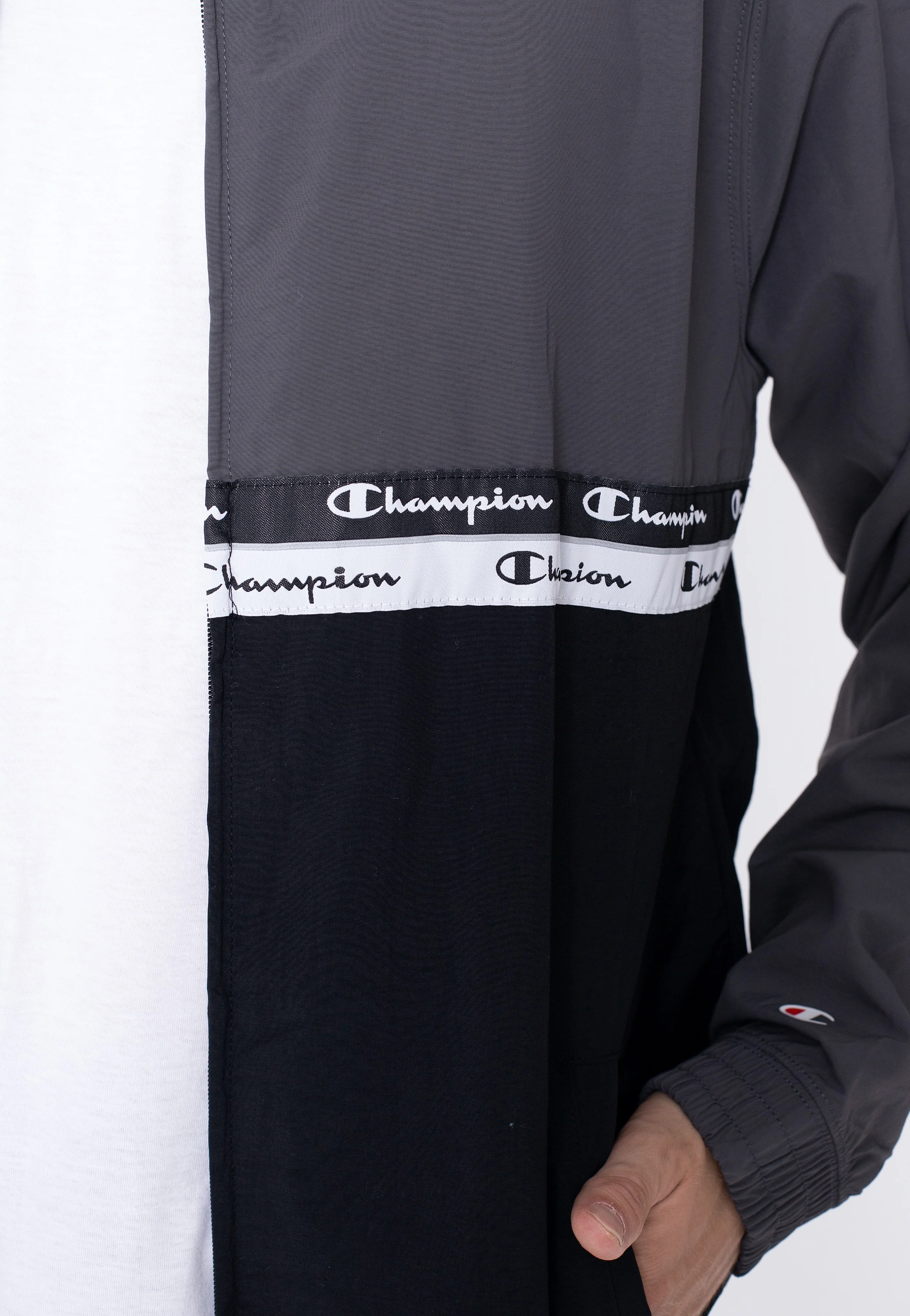 Full Zip Half Logo NBK/EBN - Track Jacket - Image 4