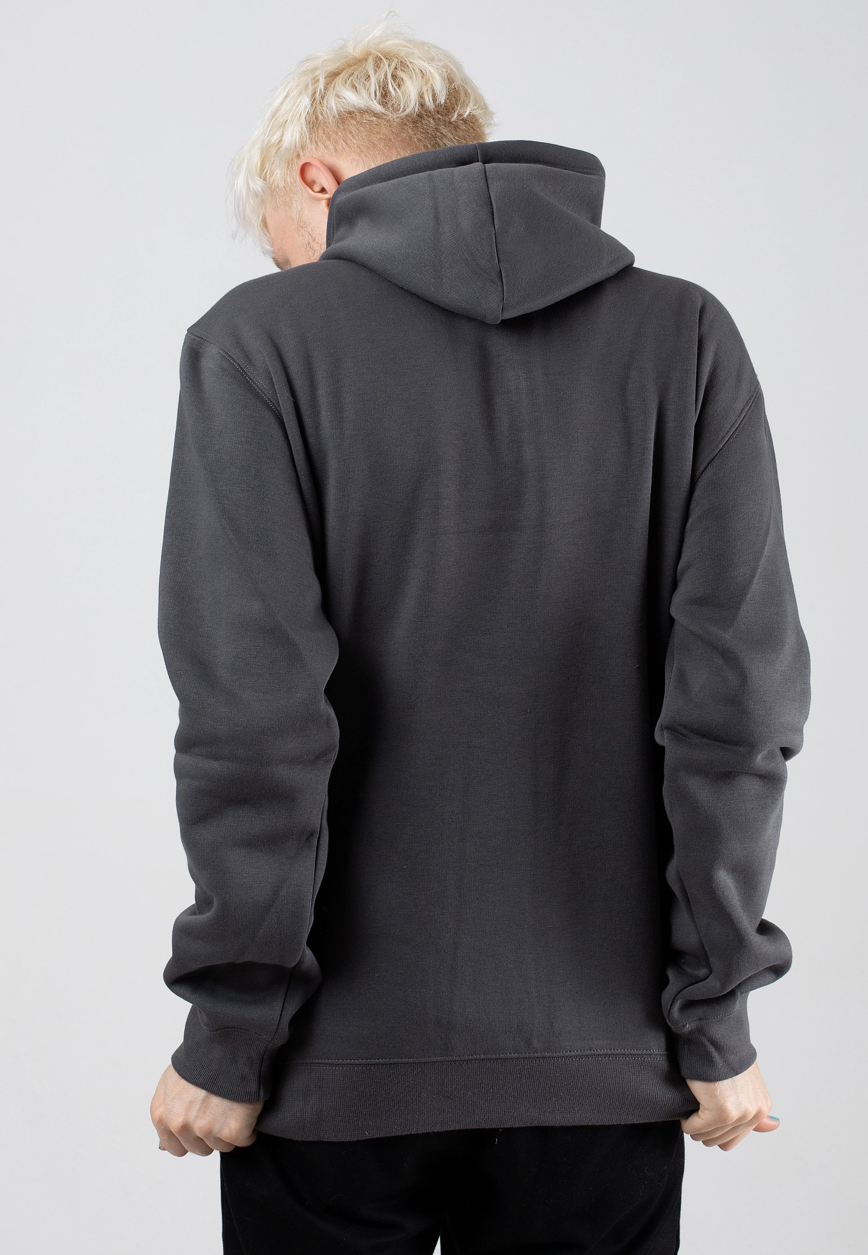 Hooded Half Zip Blackened Pearl - Hoodie - Image 4
