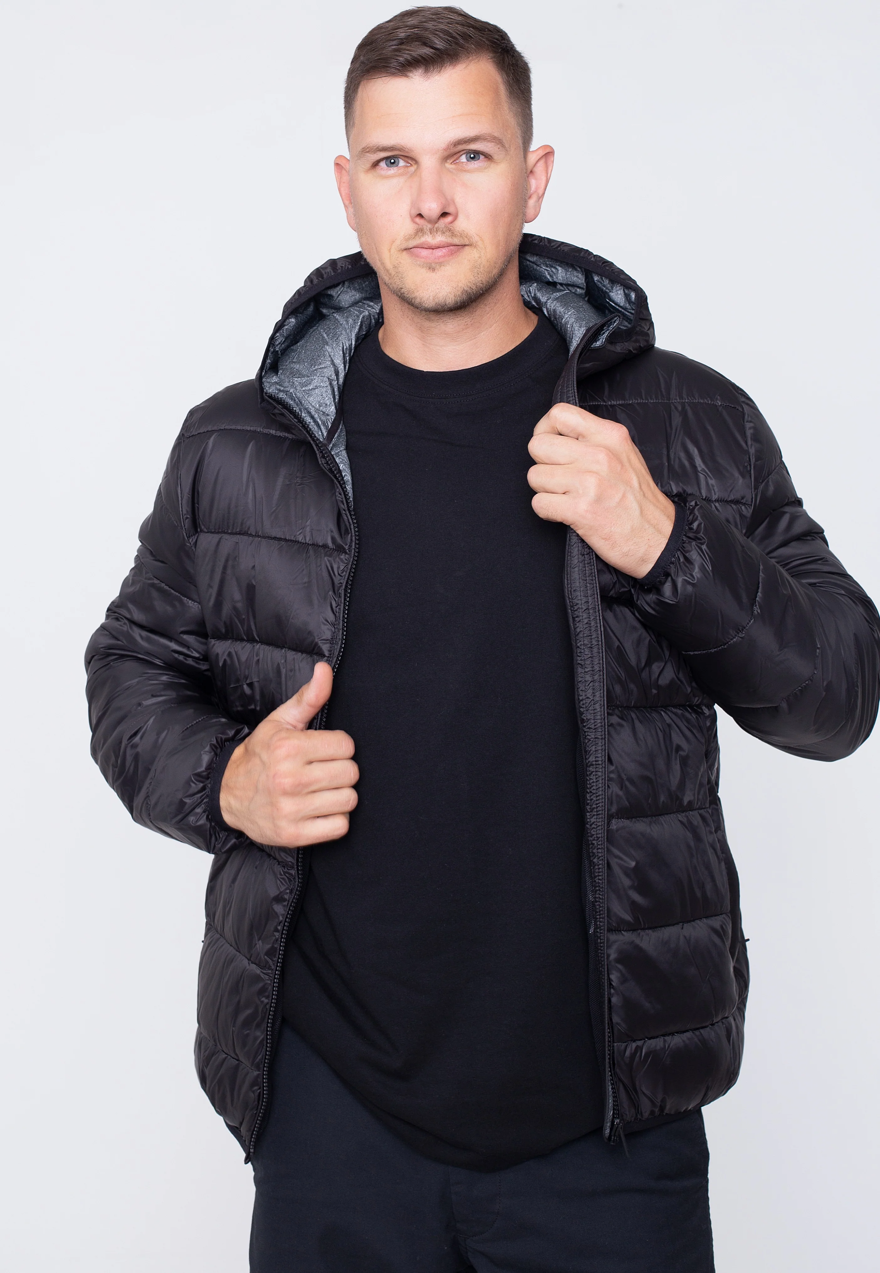 Hooded Pocket Logo NBK/GRDKM/ALLOVER - Jacket - Image 4