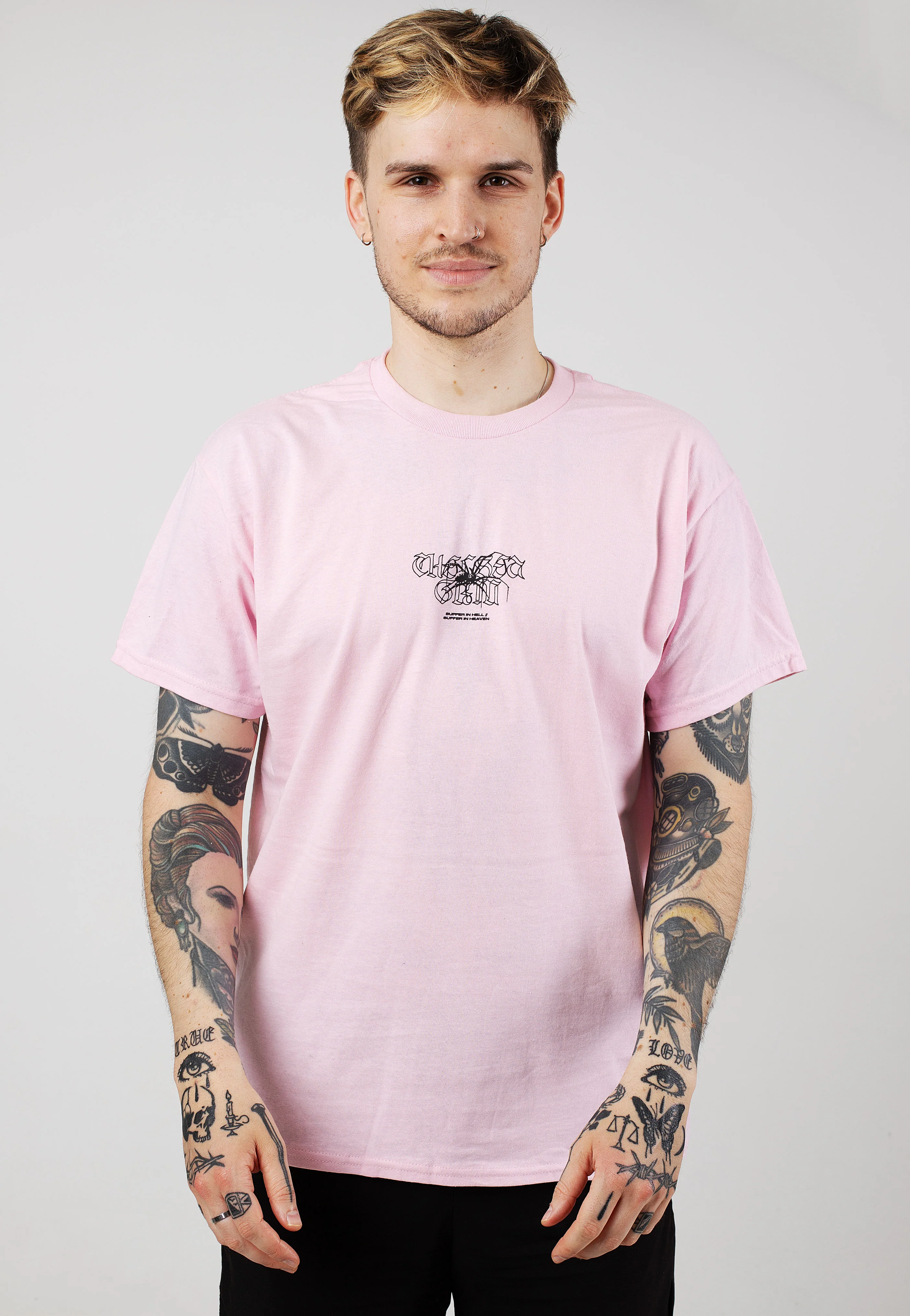 Spider Light Pink - T-Shirt - Image 3