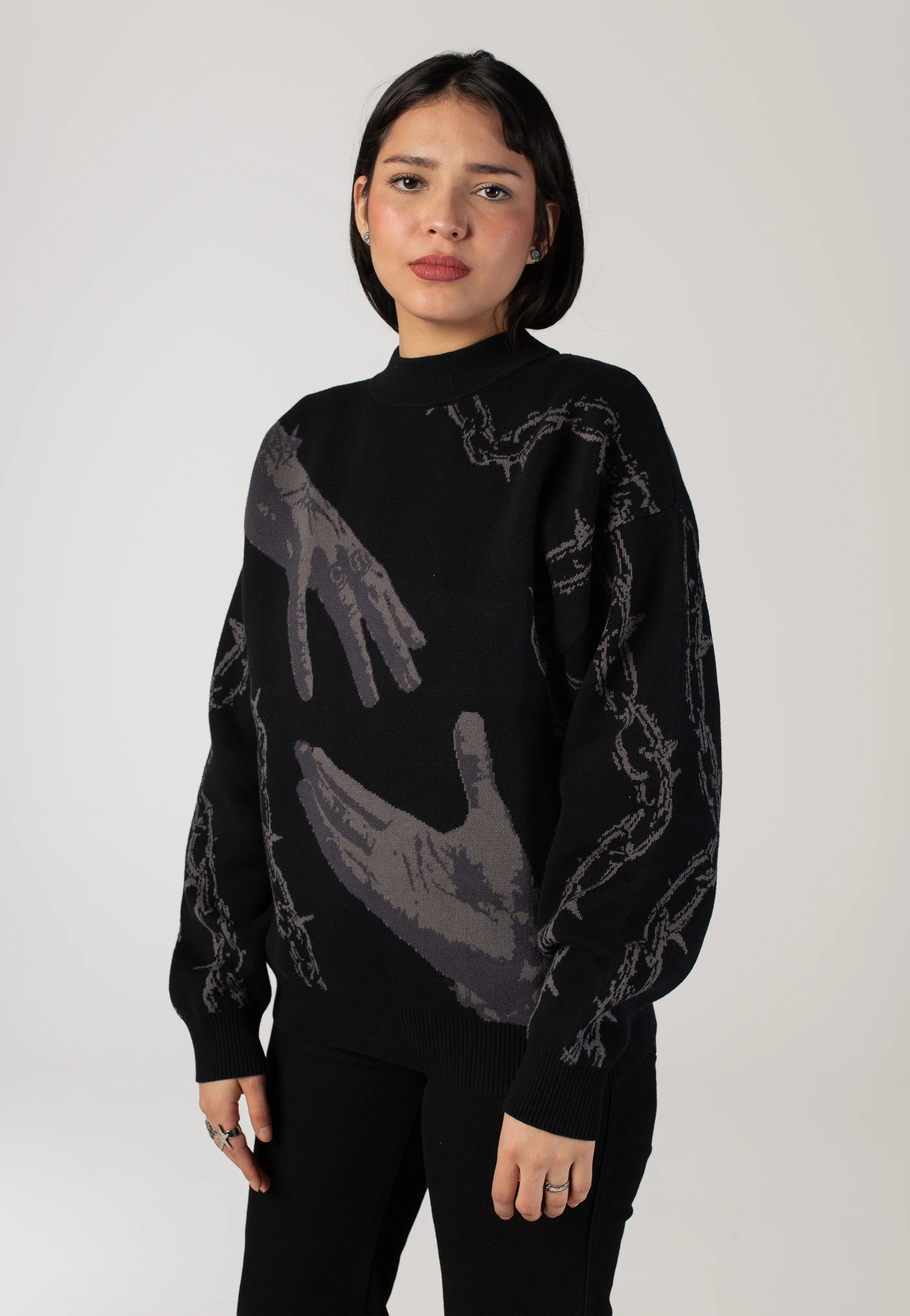 Break Free Hand Black - Pullover - Image 2