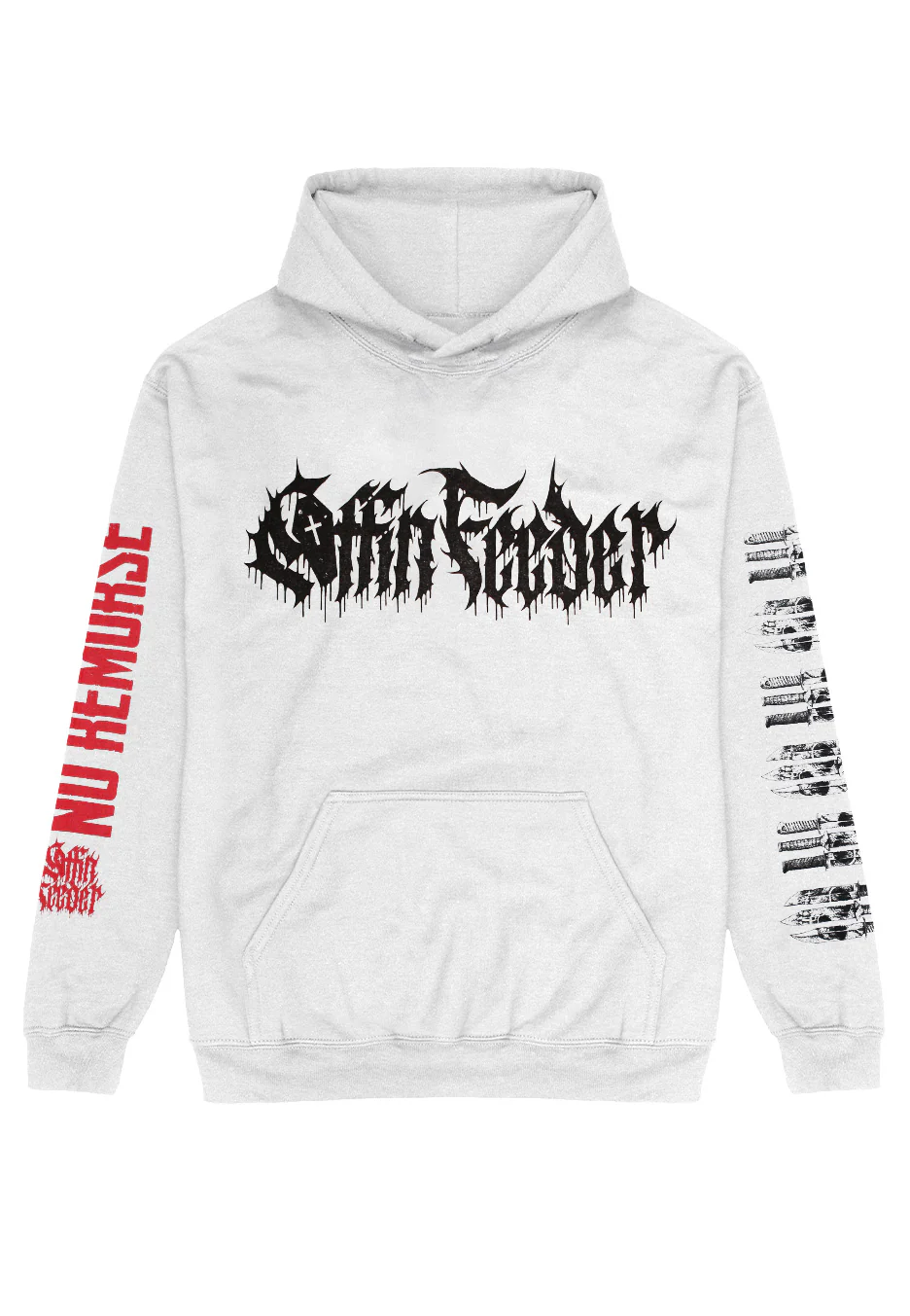 No Forgiveness White - Hoodie - Image 5