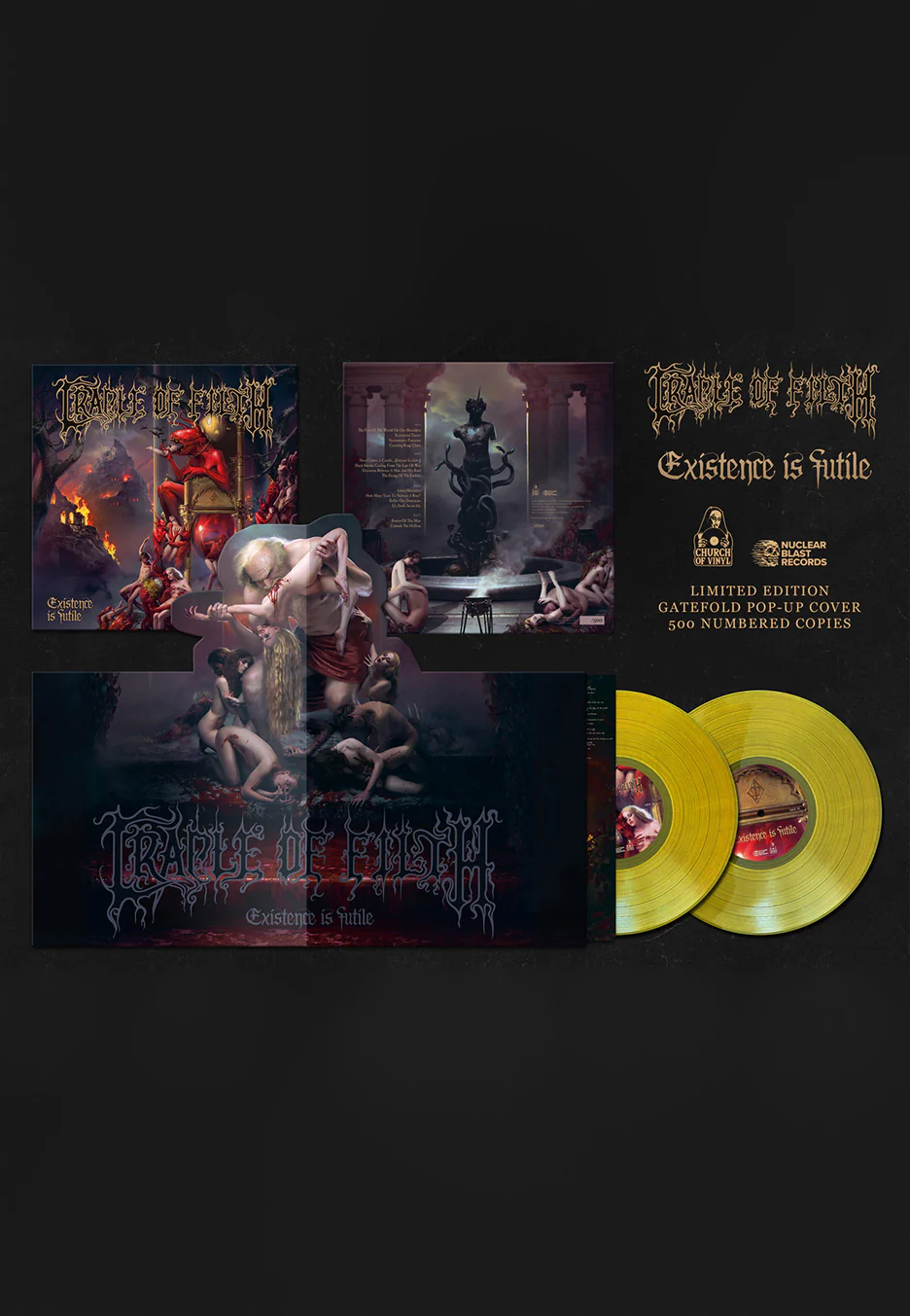 Existence Is Futile Ltd. Yellow - Colored 2 PopUp Vinyl