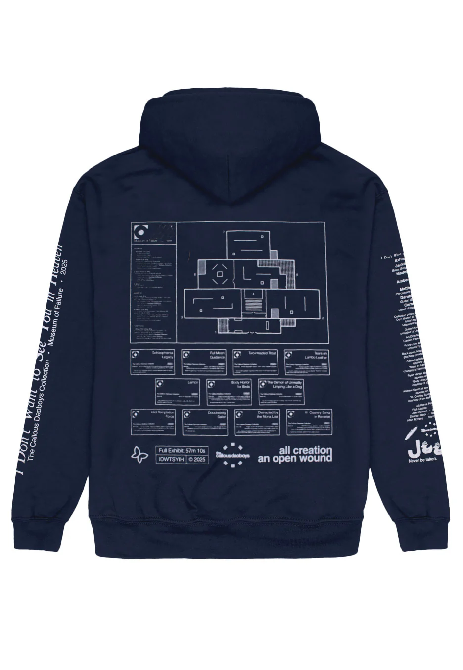 Credits Navy - Hoodie - Image 2