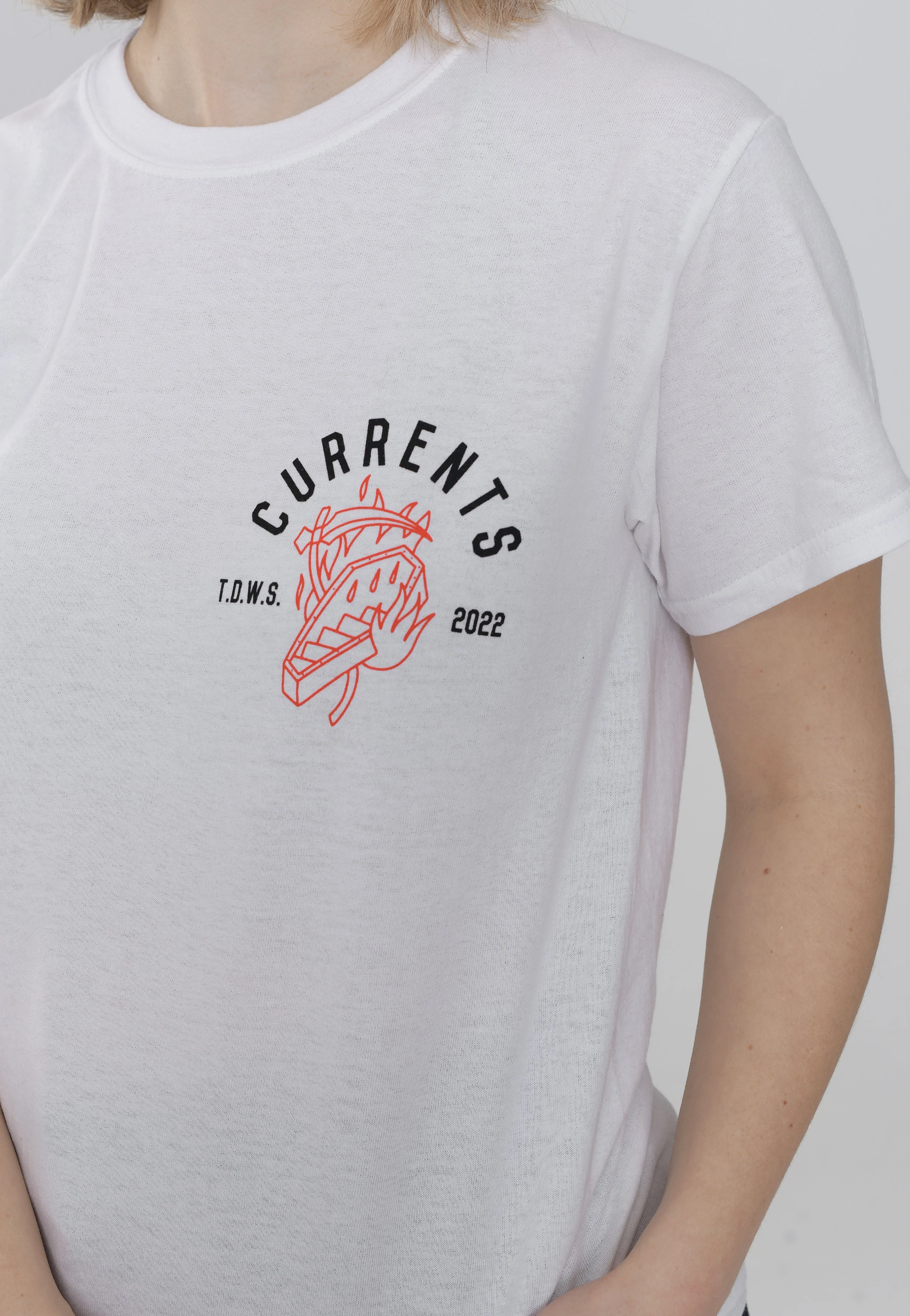 TDWS White - T-Shirt - Image 7