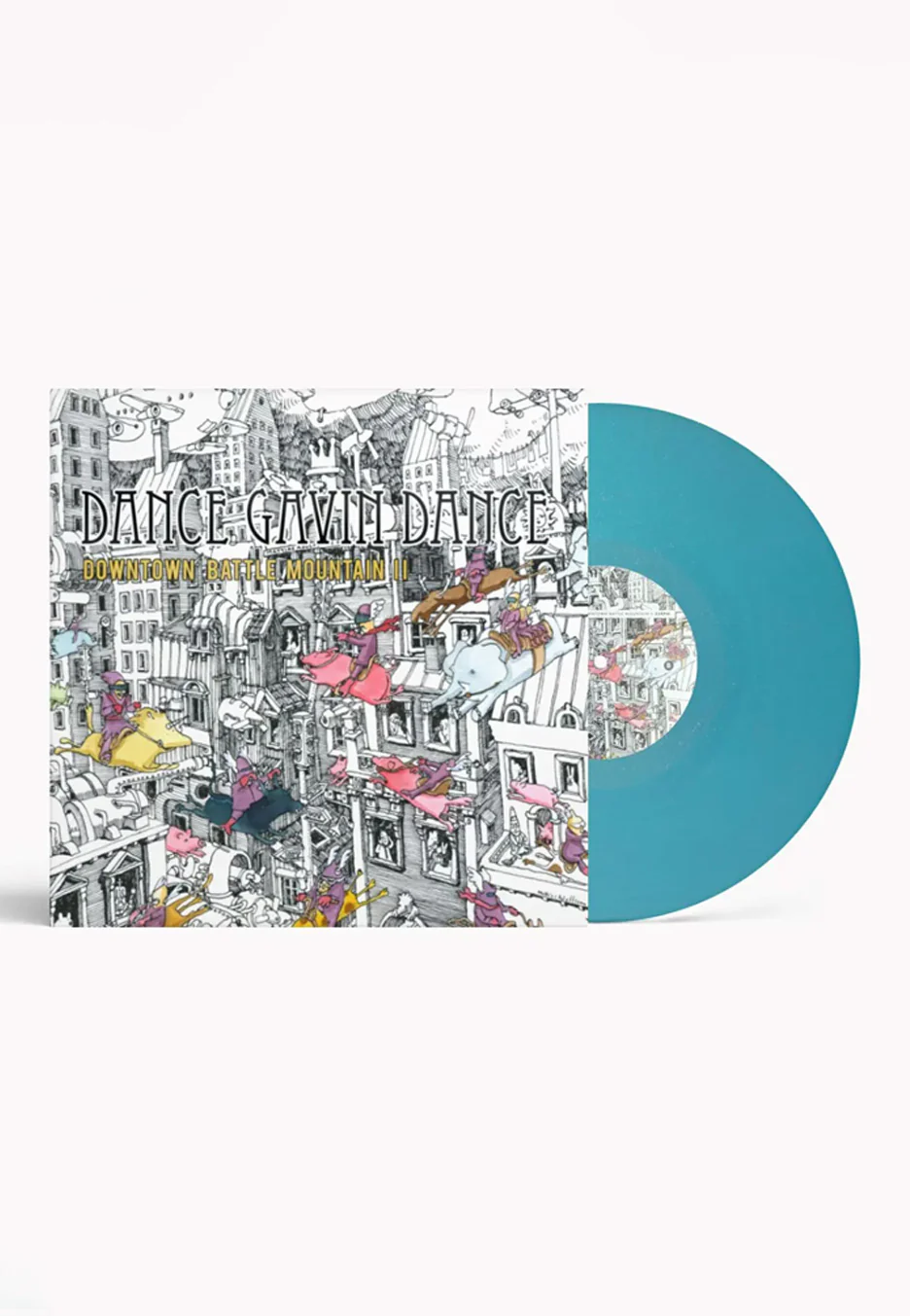 Downtown Battle Mountain II (15 Year Anniversary Light Blue Glitter) - Colored Vinyl