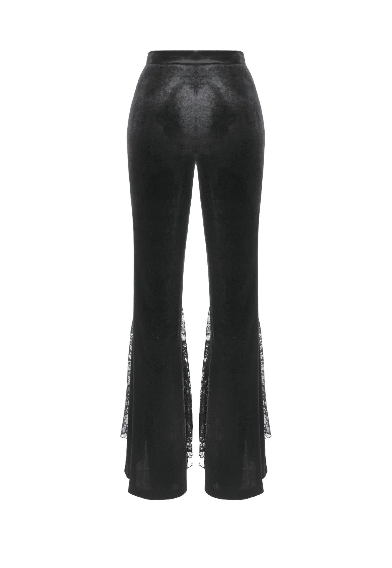 Gothic Applique Velvet Flared - Pants - Image 3