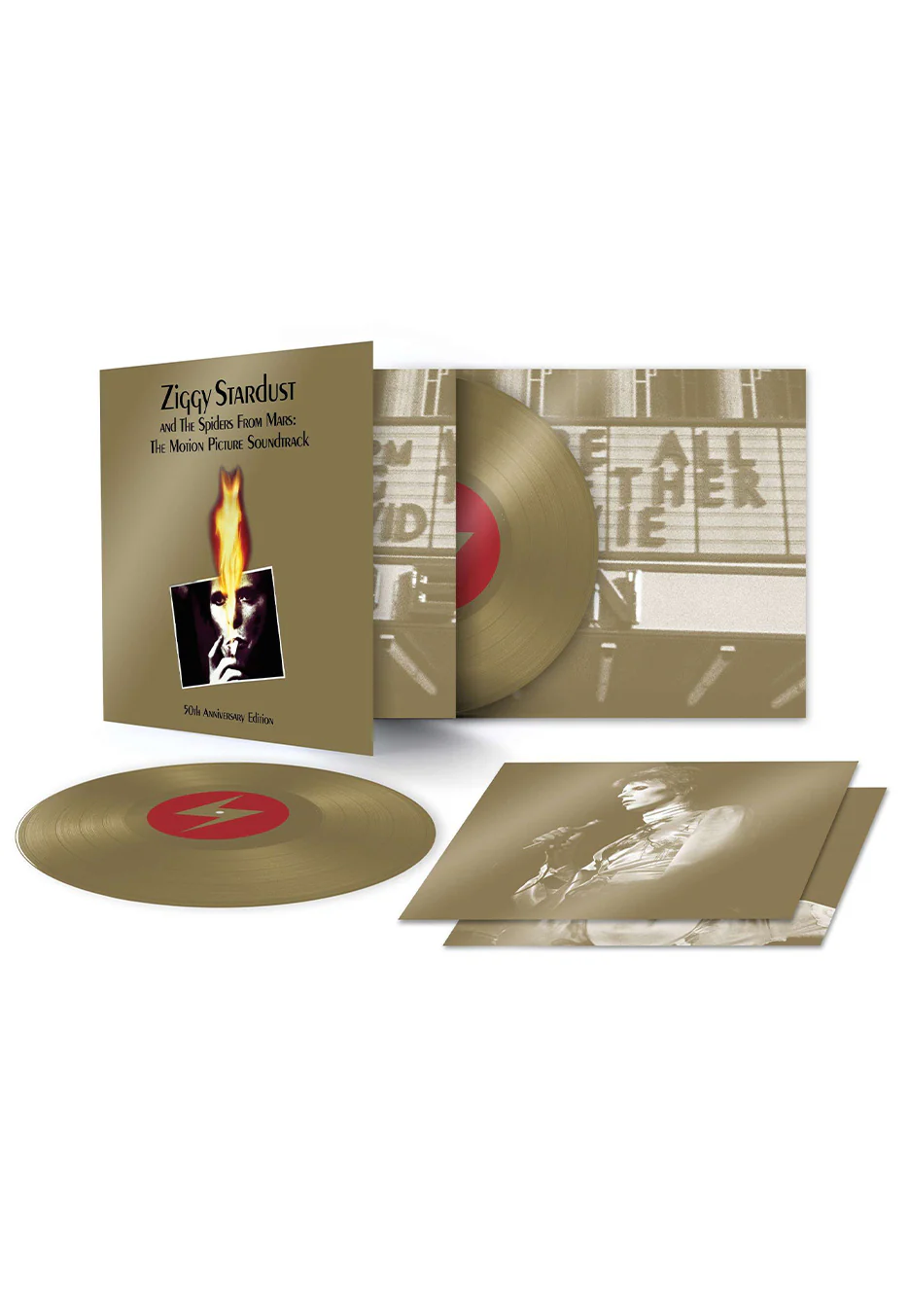 Ziggy Stardust And The Spiders From Mars (50th Anniversary Edition) Gold - Colored 2 Vinyl