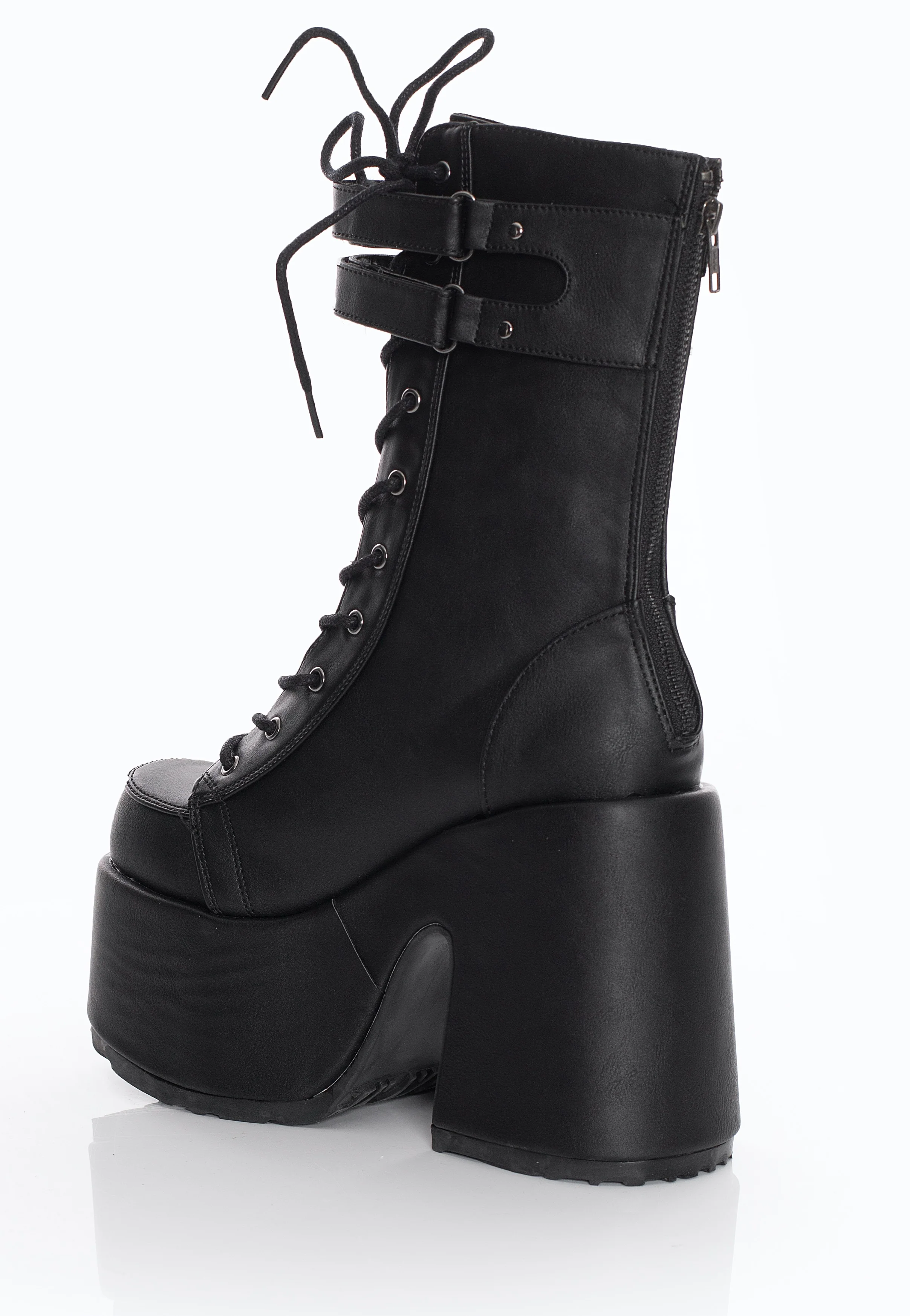 Camel 250 Black Vegan Leather - Girl Shoes - Image 5