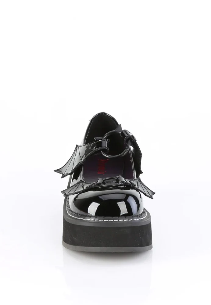 Emily 23 Black Pat - Girl Shoes - Image 2