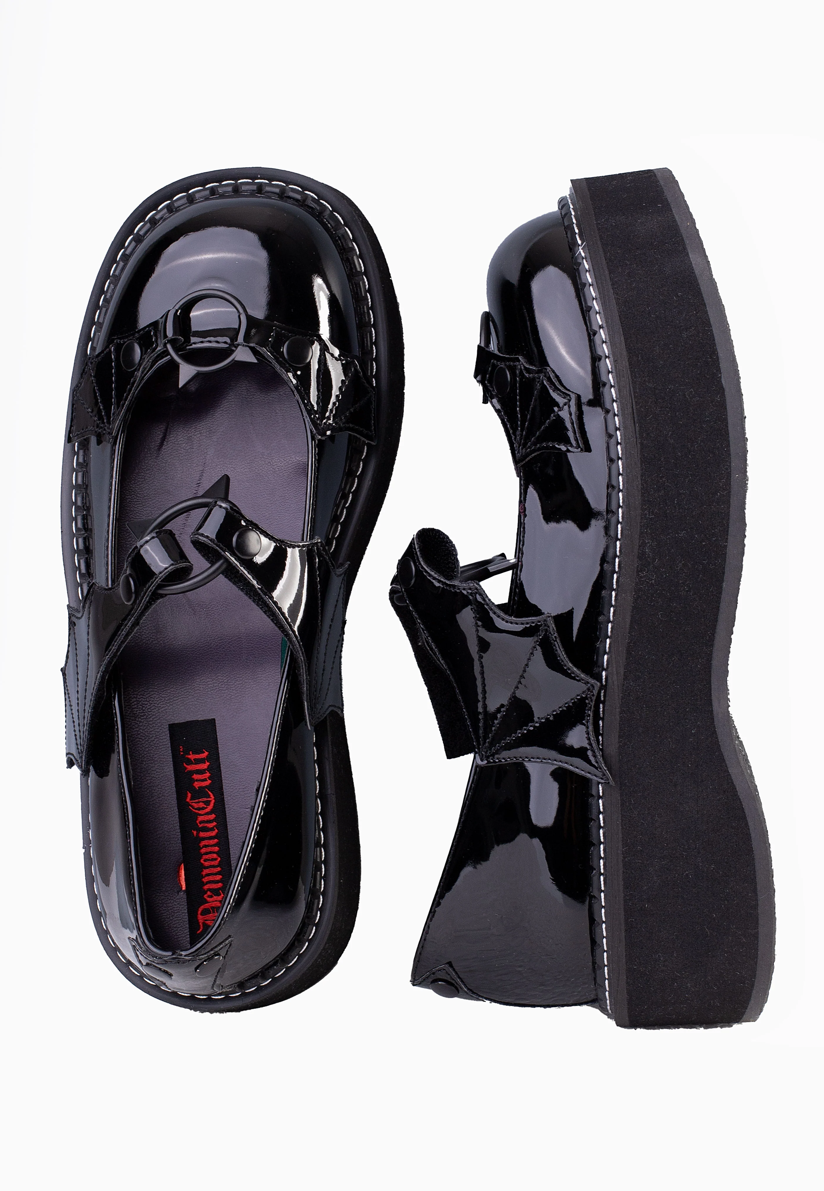Emily 23 Black Pat - Girl Shoes - Image 5