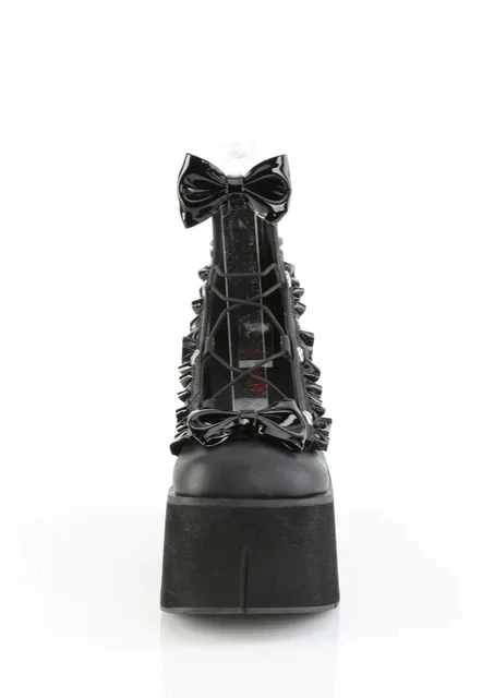 Kera 18 Black Vegan Leather - Girl Shoes - Image 2