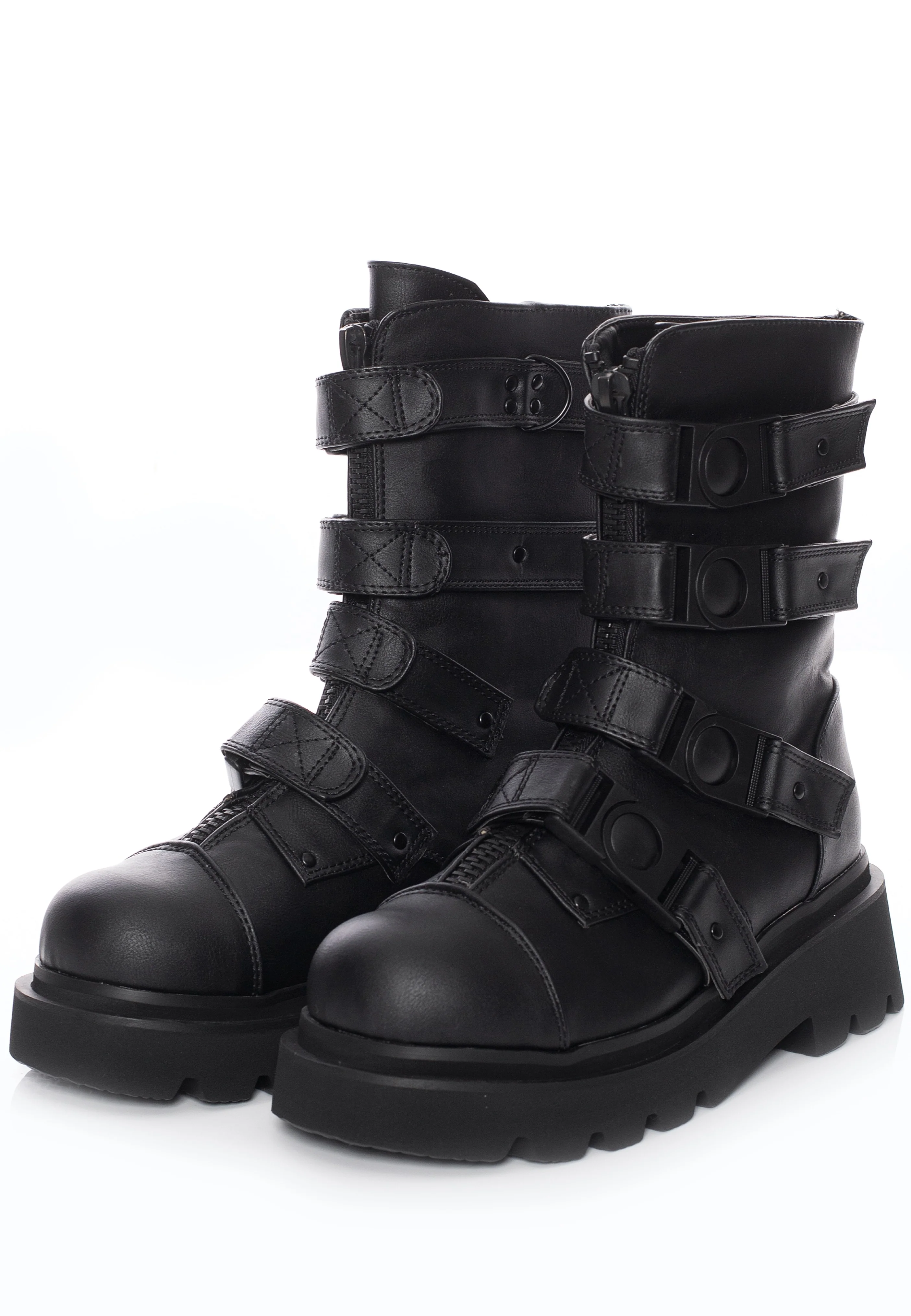 Renegade 55 Black Vegan Leather - Girl Shoes