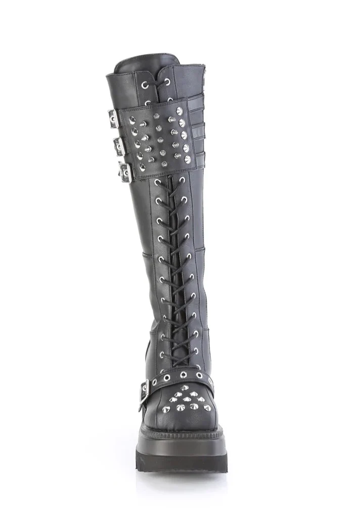 Shaker 225 Black Vegan Leather - Girl Shoes - Image 5