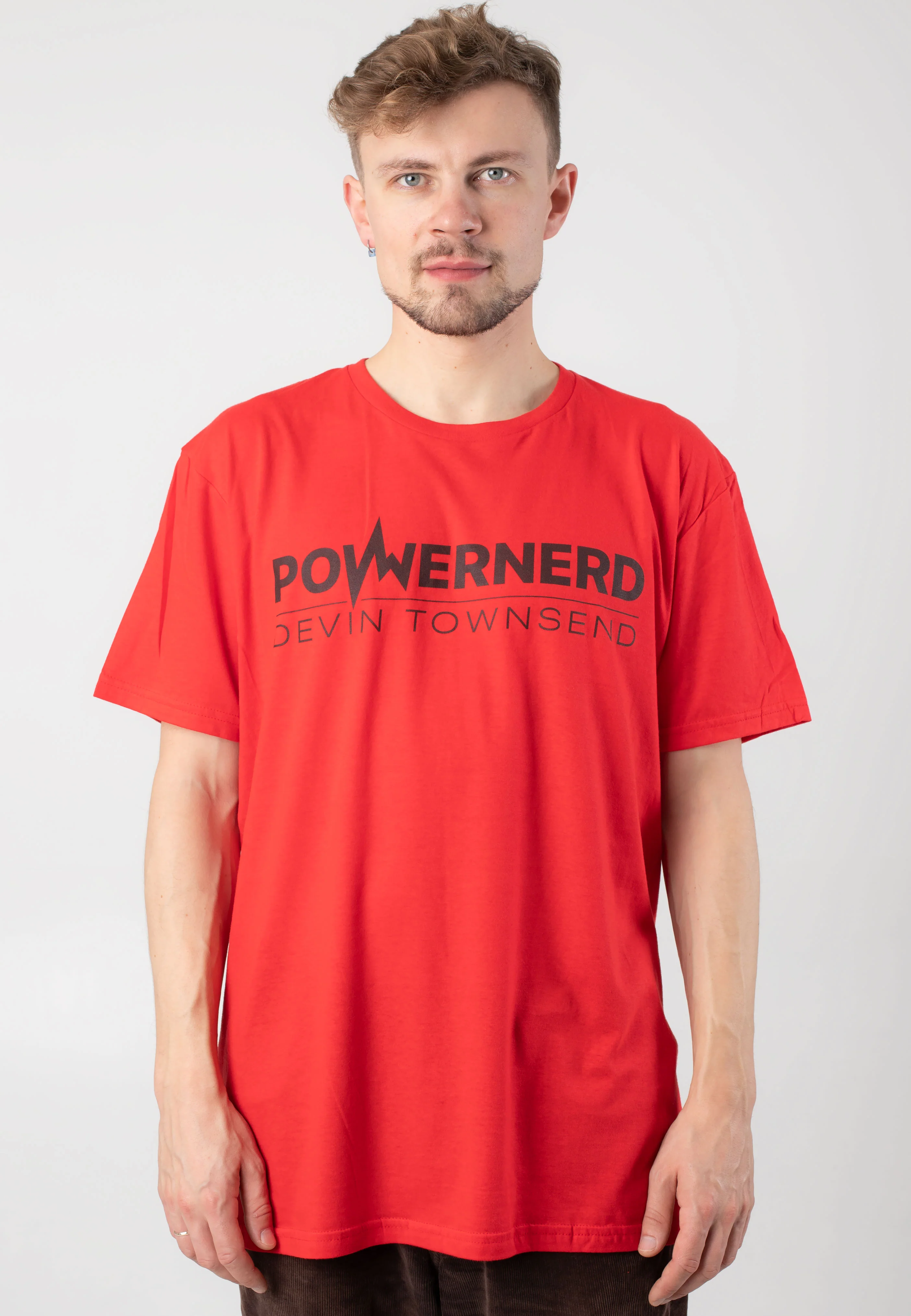 Powernerd Logo Red - T-Shirt - Image 3