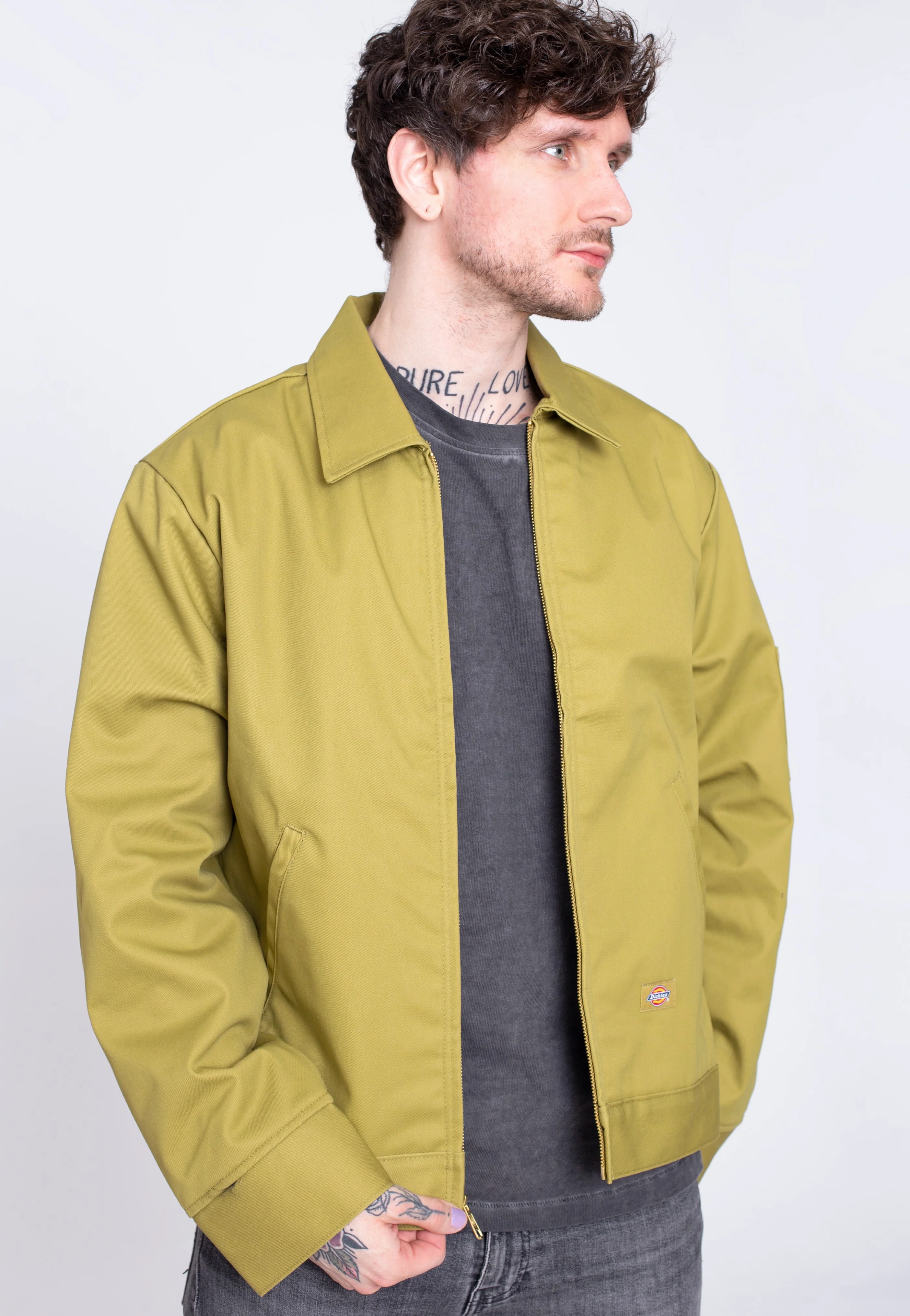 Lined Eisenhower Rec Green Moss - Jacket - Image 2