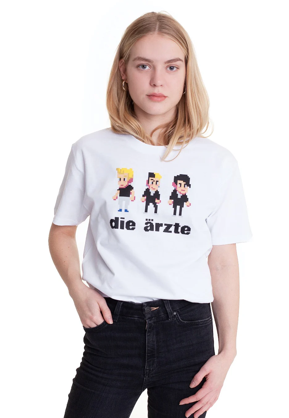 Pixel White - T-Shirt - Image 6