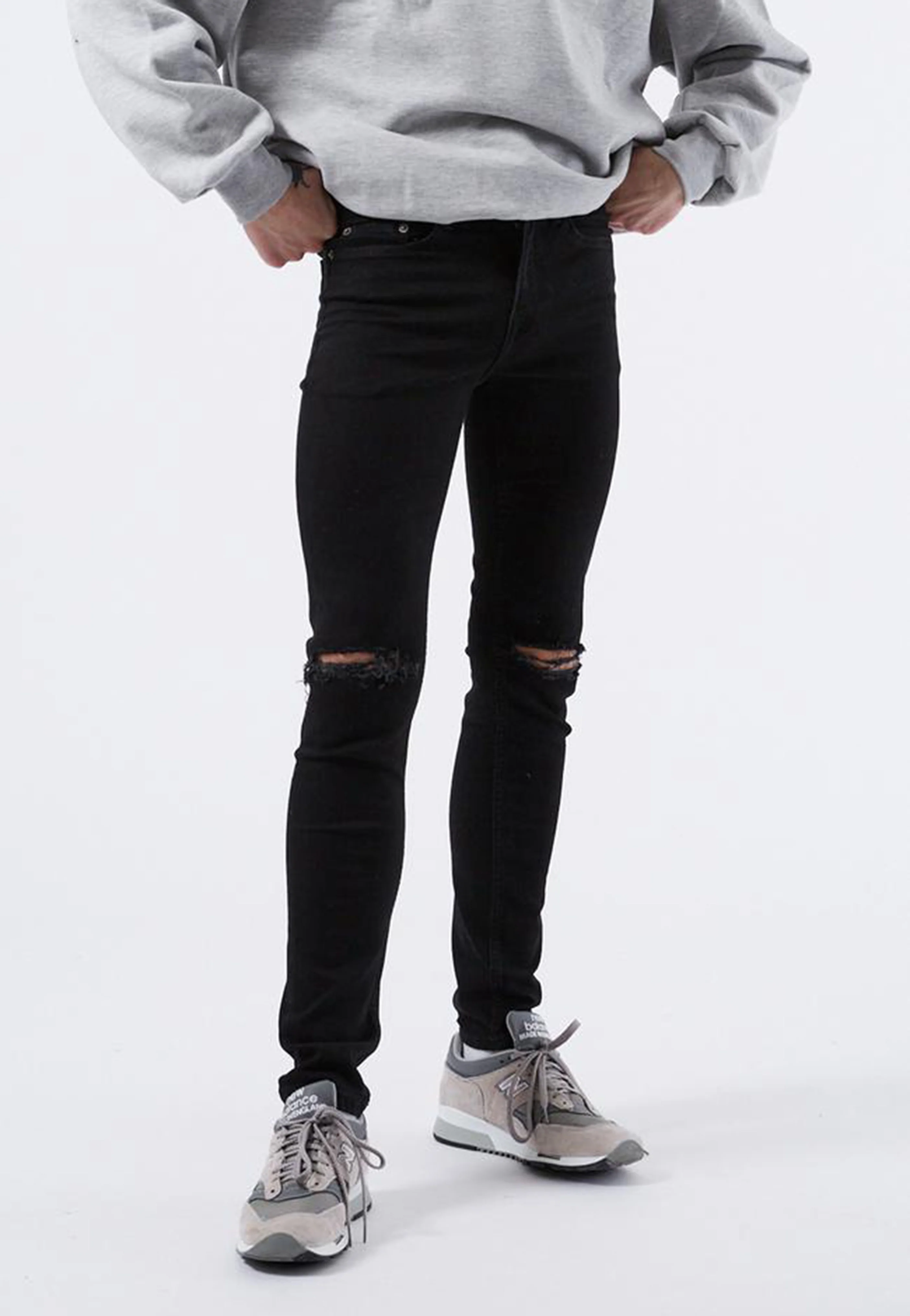 Chase Black Ripped Knees - Jeans - Image 5