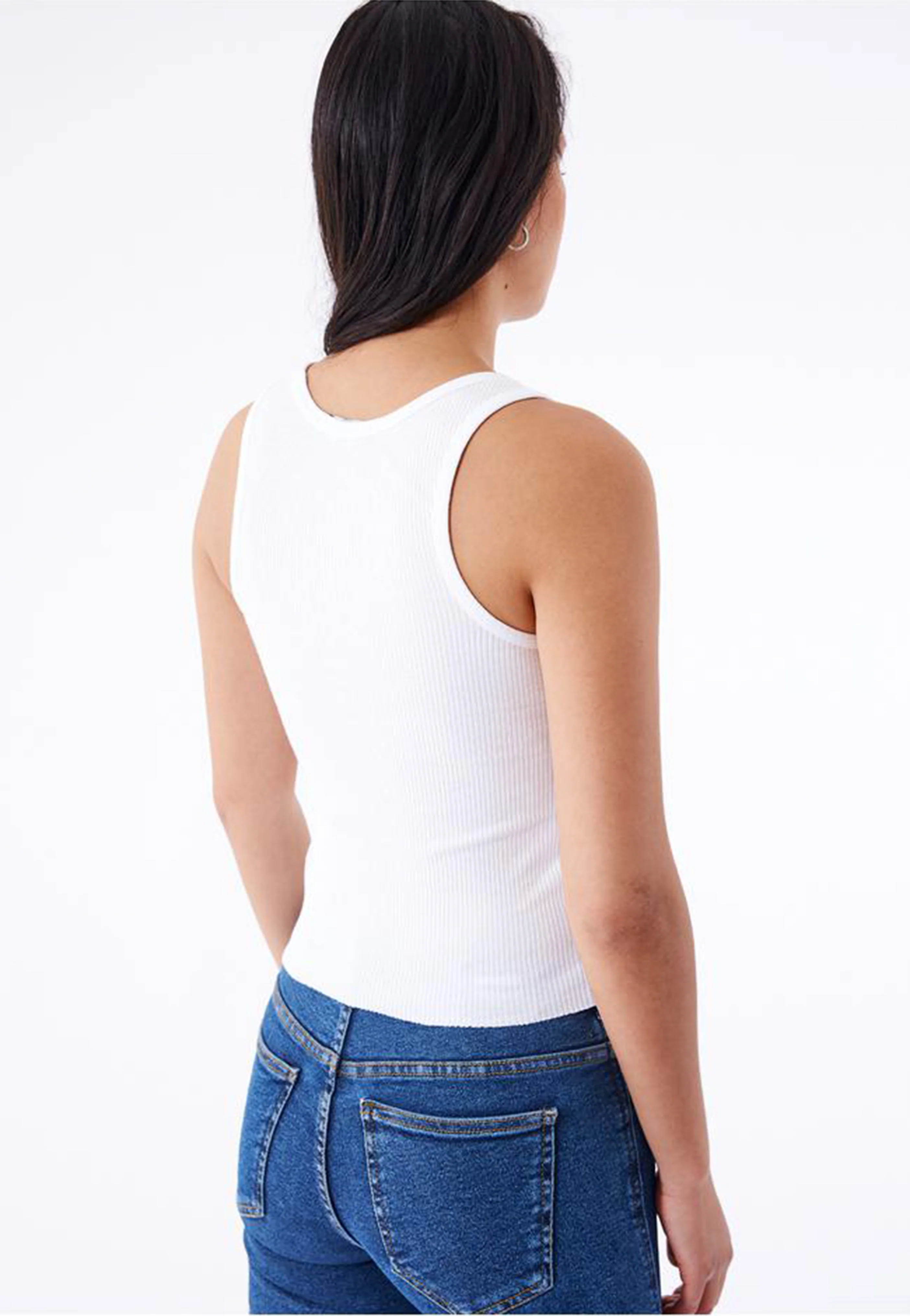 Demi Singlet White - Tank - Image 3