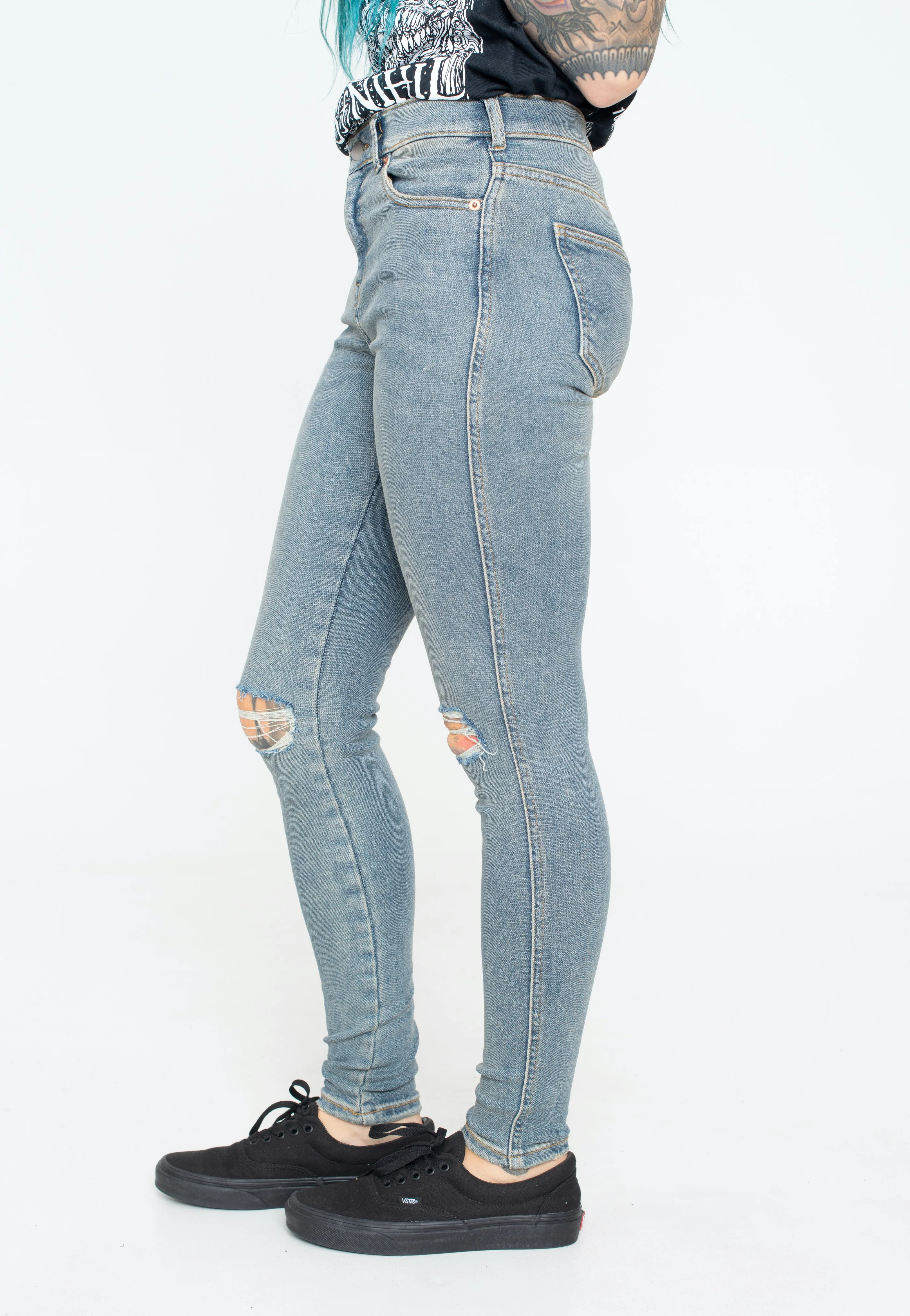 Lexy Cape Mid Dirt Ripped - Jeans - Image 2
