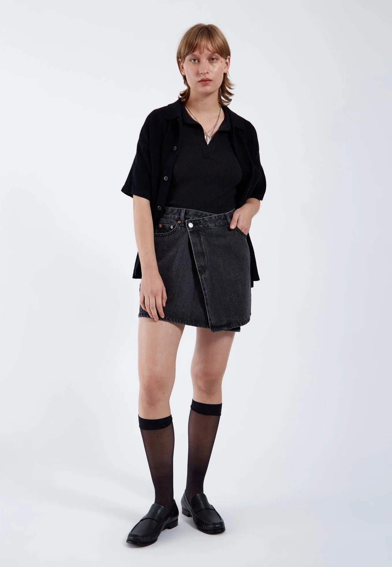 Renay Retro Black - Skirt - Image 2