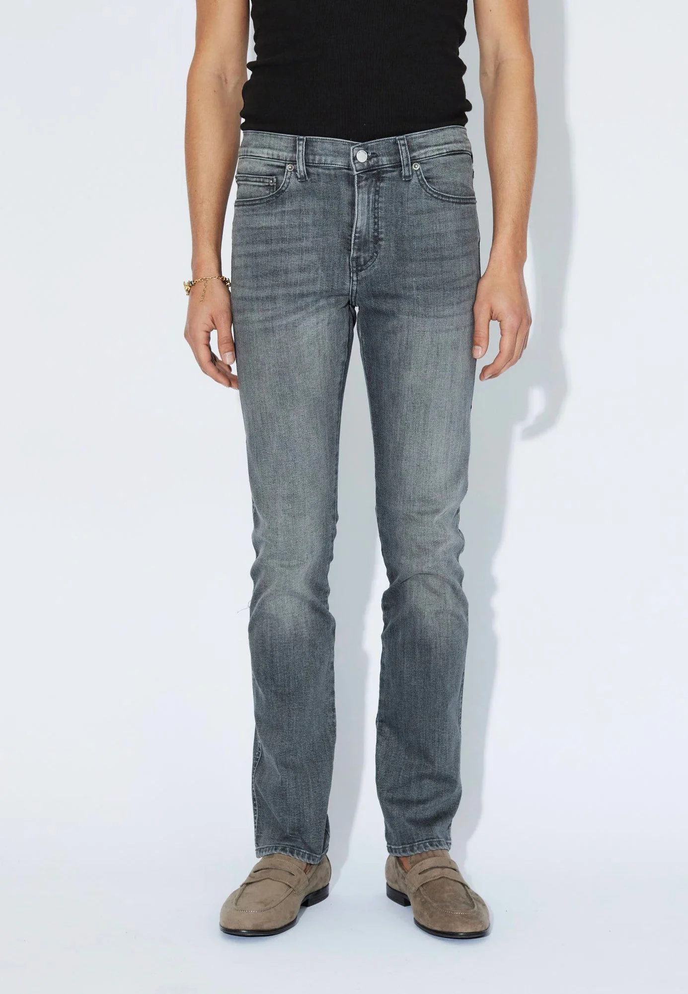 Snap Soot Mid Grey - Jeans