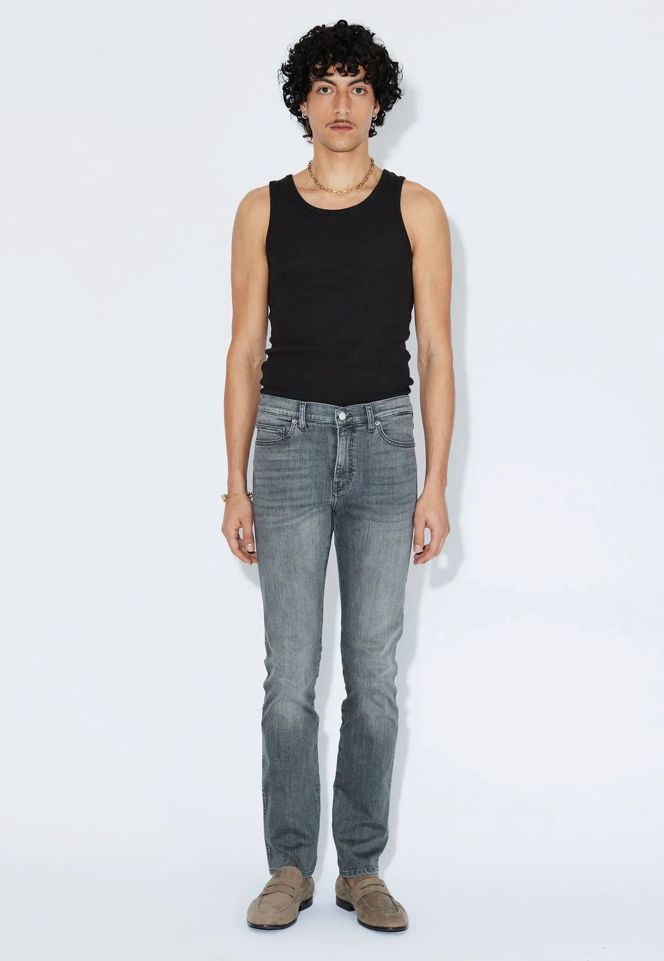 Snap Soot Mid Grey - Jeans - Image 3