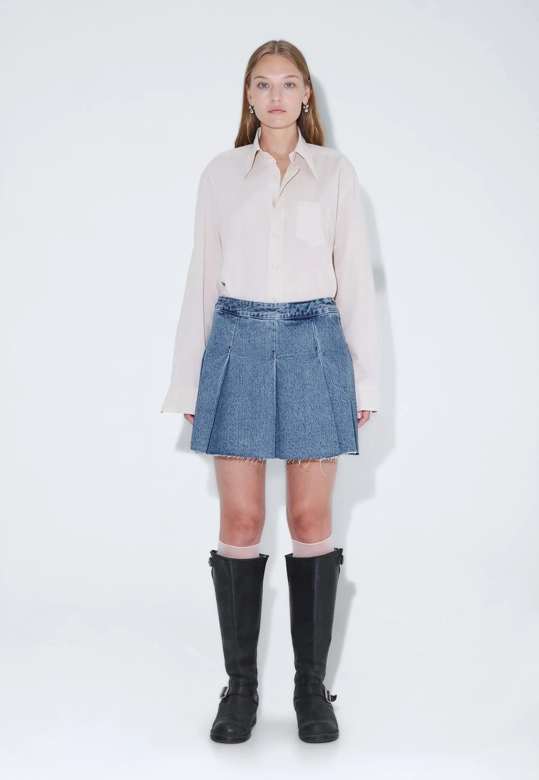 Tone Drift Sky Retro - Skirt - Image 5