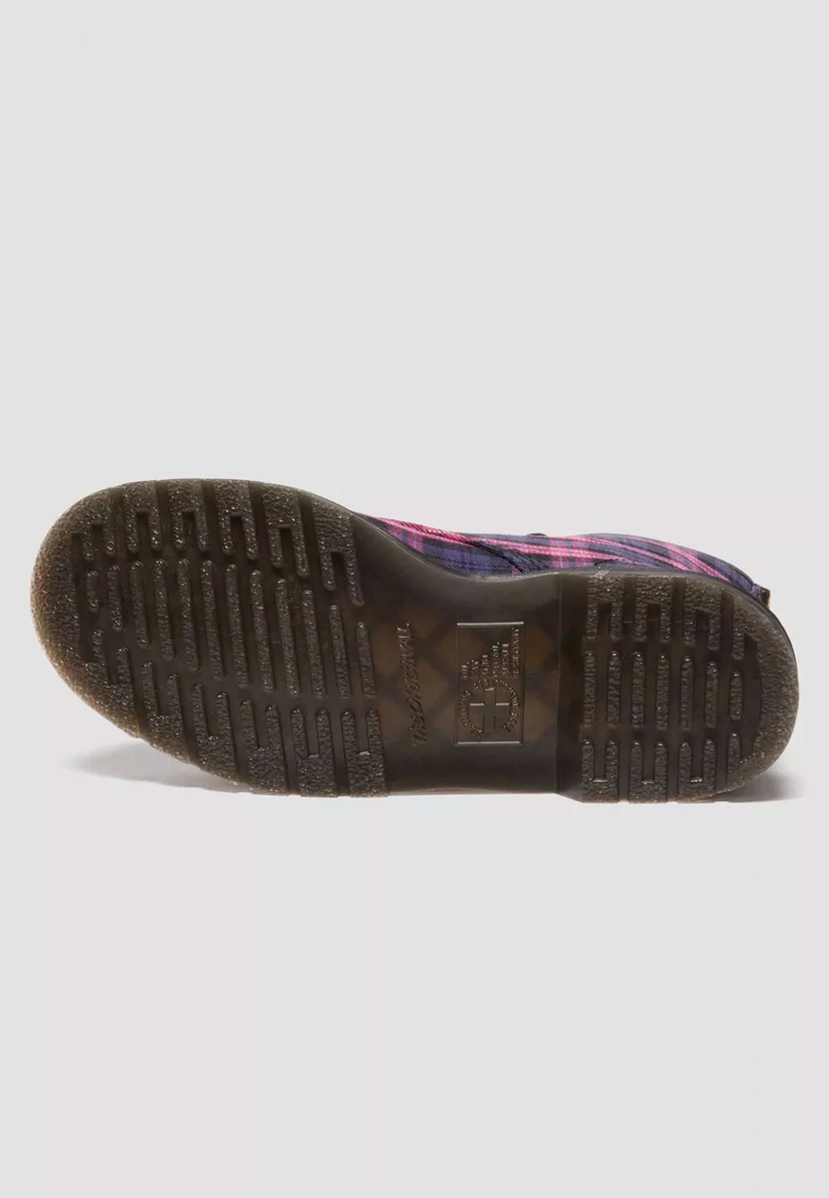 1460 8 Eye Pink Multi Tartan - Girl Shoes - Image 6