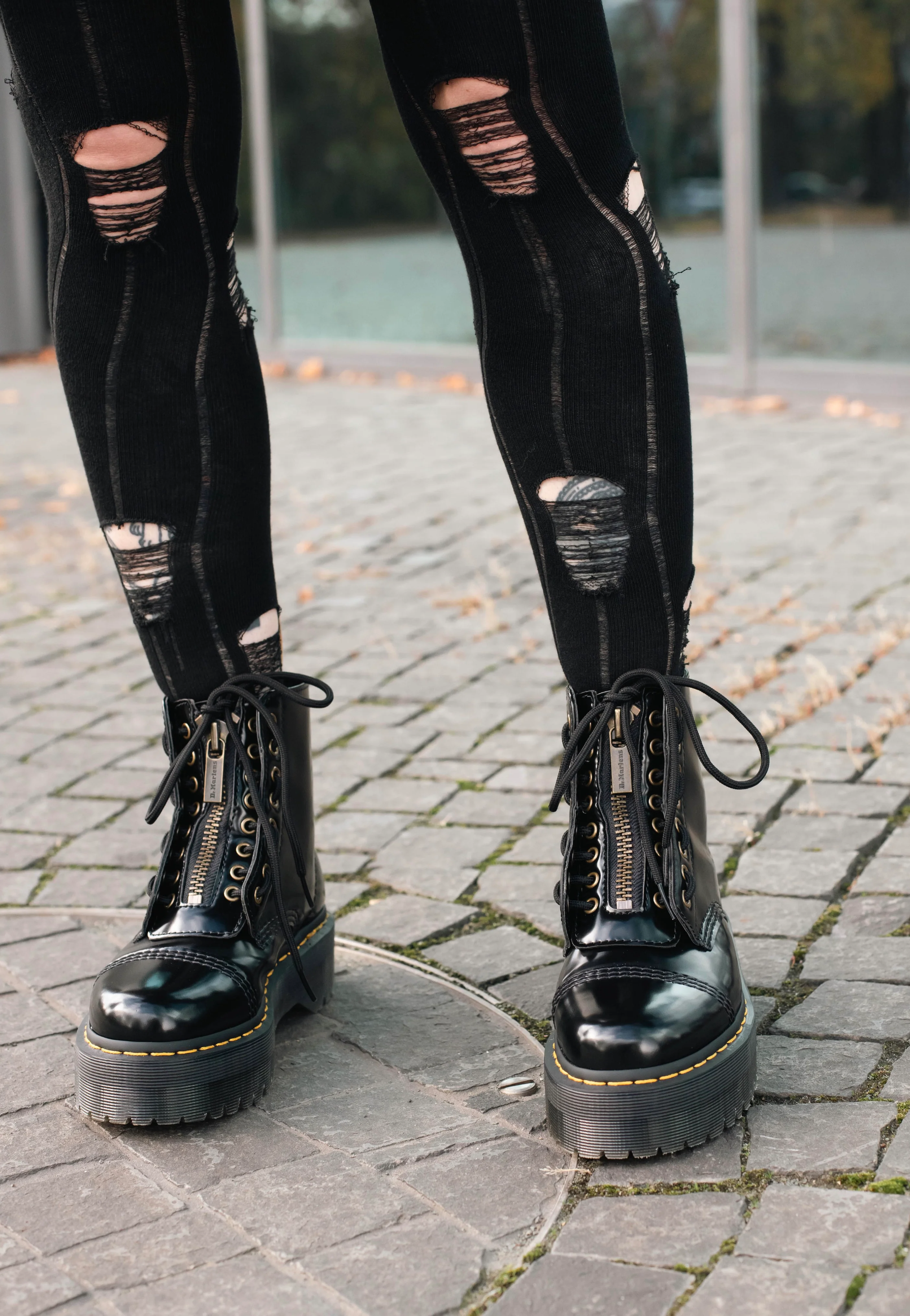 Vegan Sinclair Black Oxford - Girl Shoes - Image 3